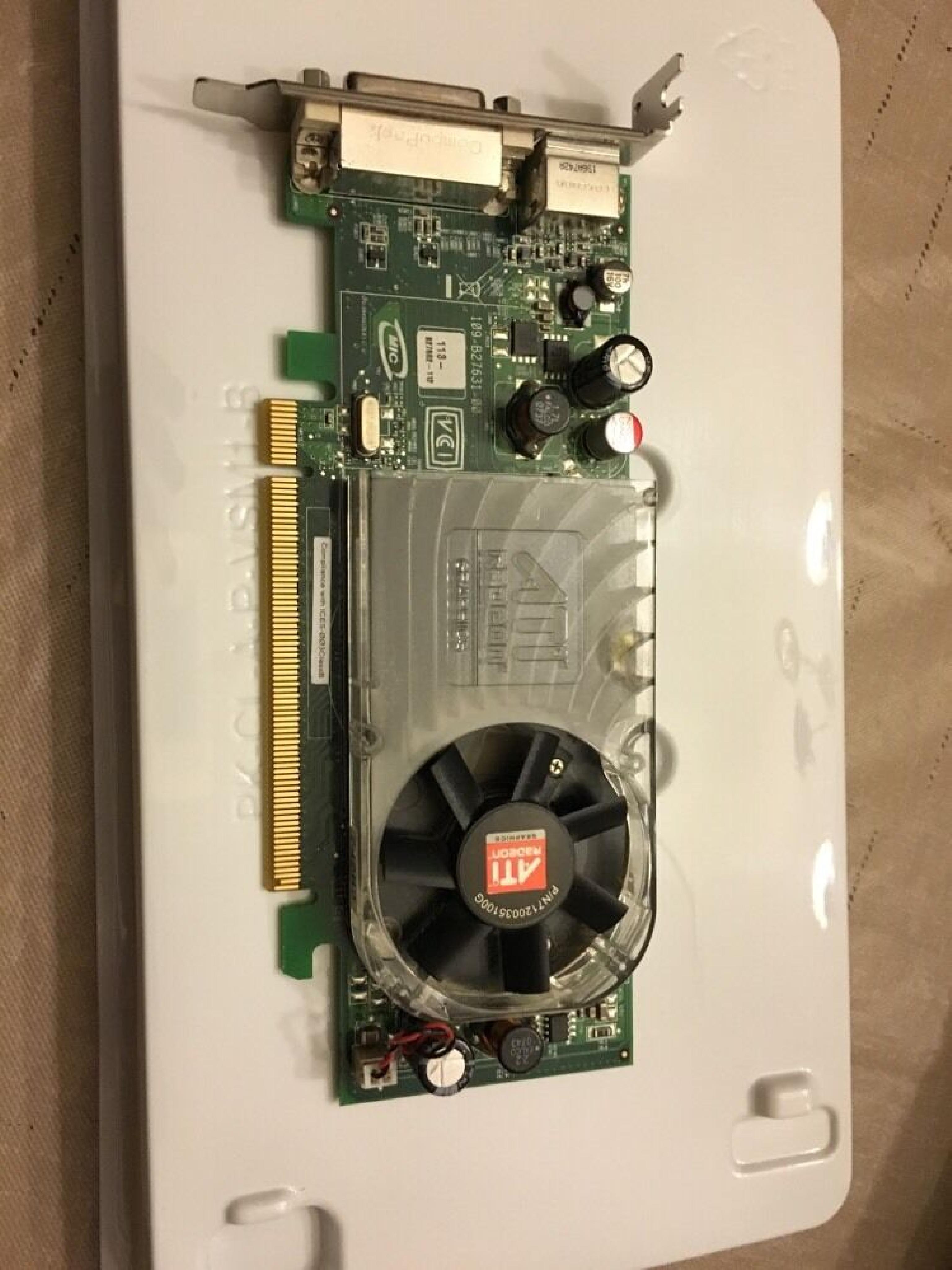 ATI 102-B27602 256MB X2400 RADEON PRO DMS-59 AND SVIDEO OUTPUTS PCI-E VIDEO CARD