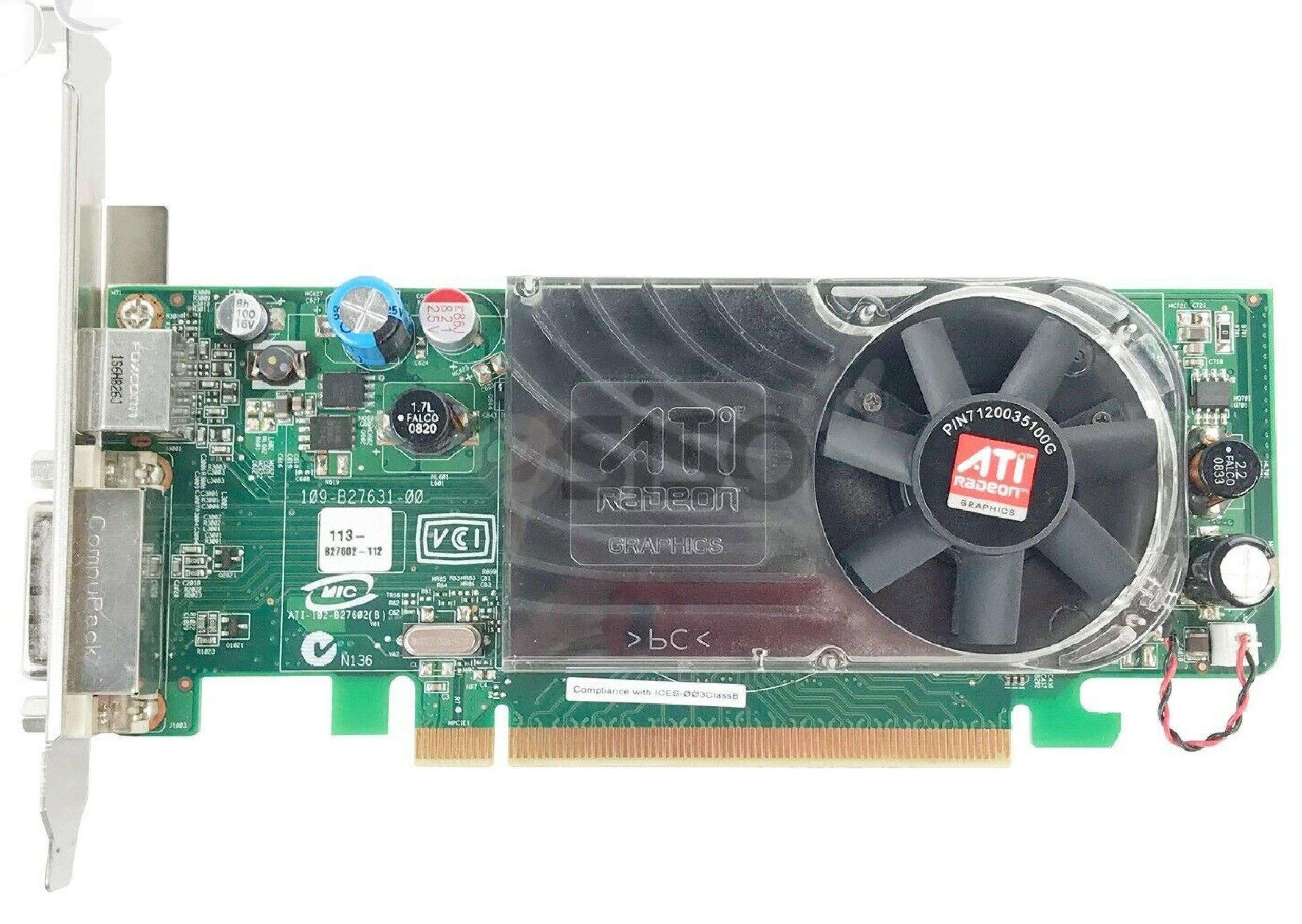 ATI 0HW916 256MB X2400 RADEON PRO DMS-59 AND SVIDEO OUTPUTS PCI-E VIDEO CARD