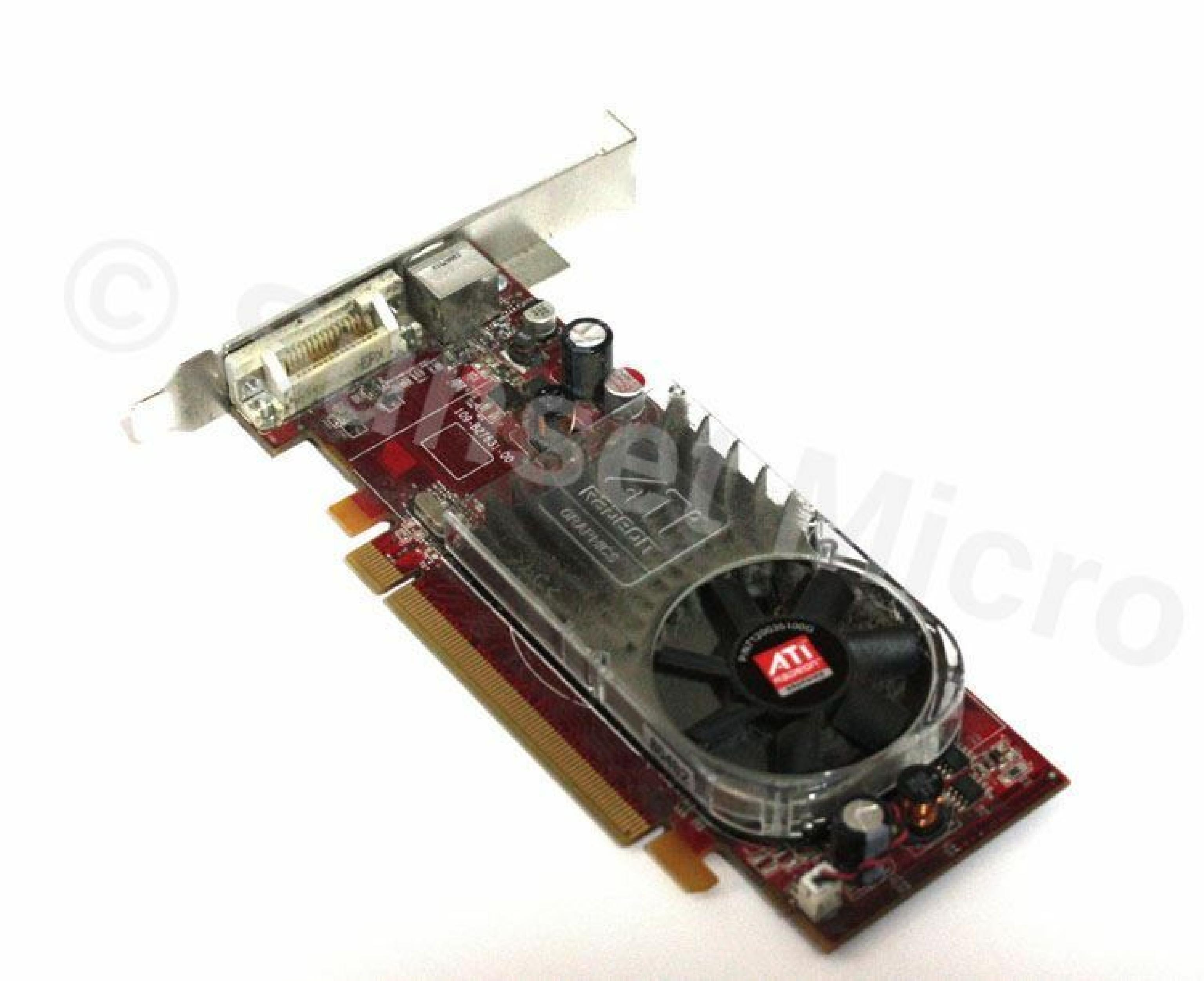 ATI 0FM351 256MB X2400 RADEON PRO DMS-59 AND SVIDEO OUTPUTS PCI-E VIDEO CARD