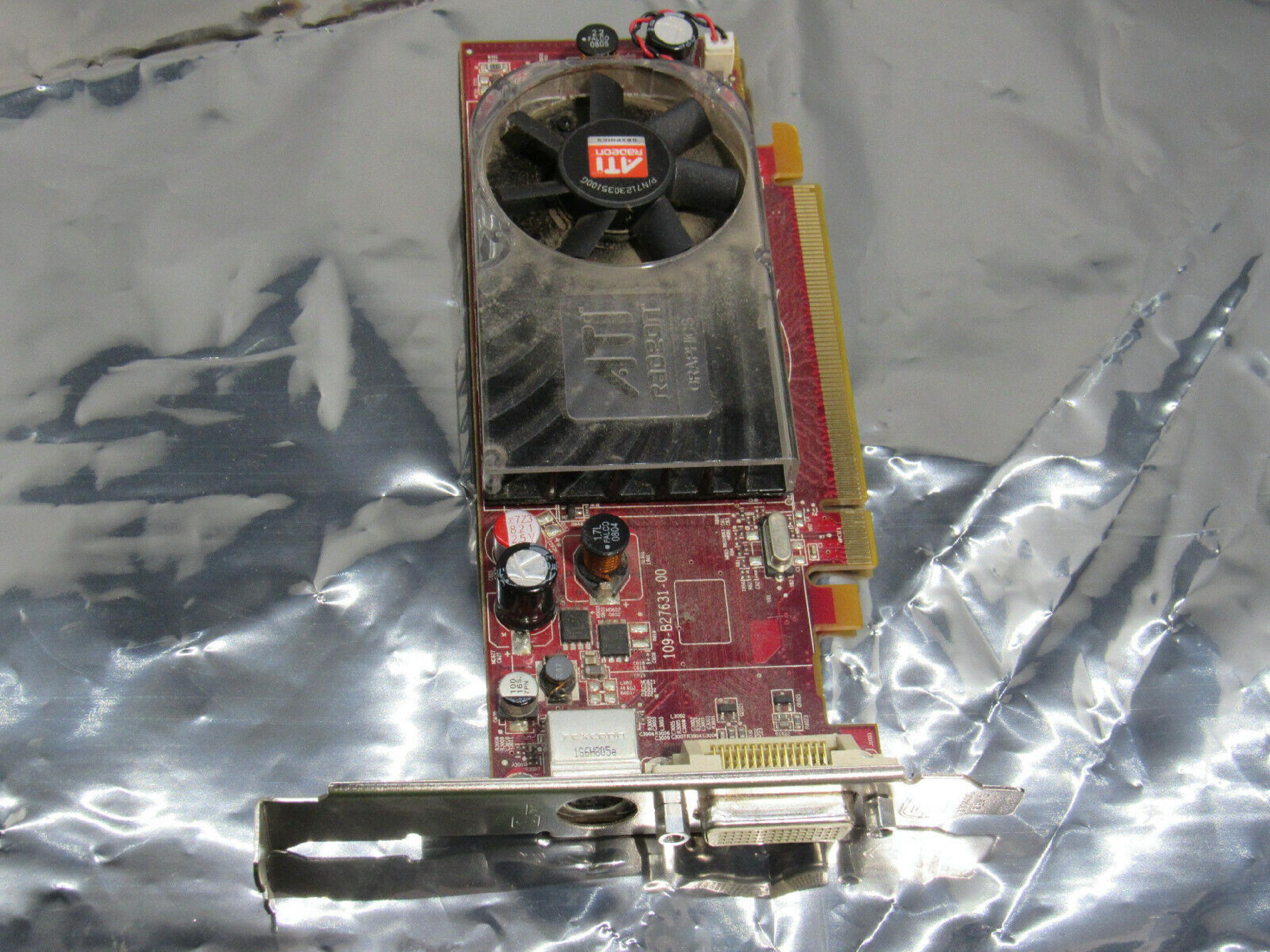 ATI 0FM351 256MB X2400 RADEON PRO DMS-59 AND SVIDEO OUTPUTS PCI-E VIDEO CARD