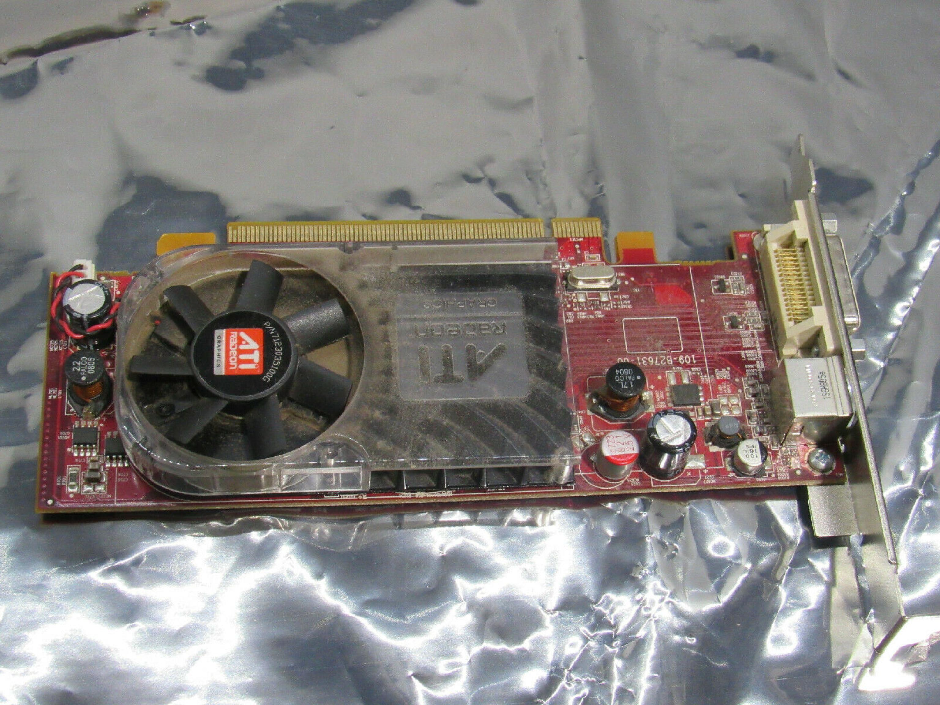 ATI 0FM351 256MB X2400 RADEON PRO DMS-59 AND SVIDEO OUTPUTS PCI-E VIDEO CARD