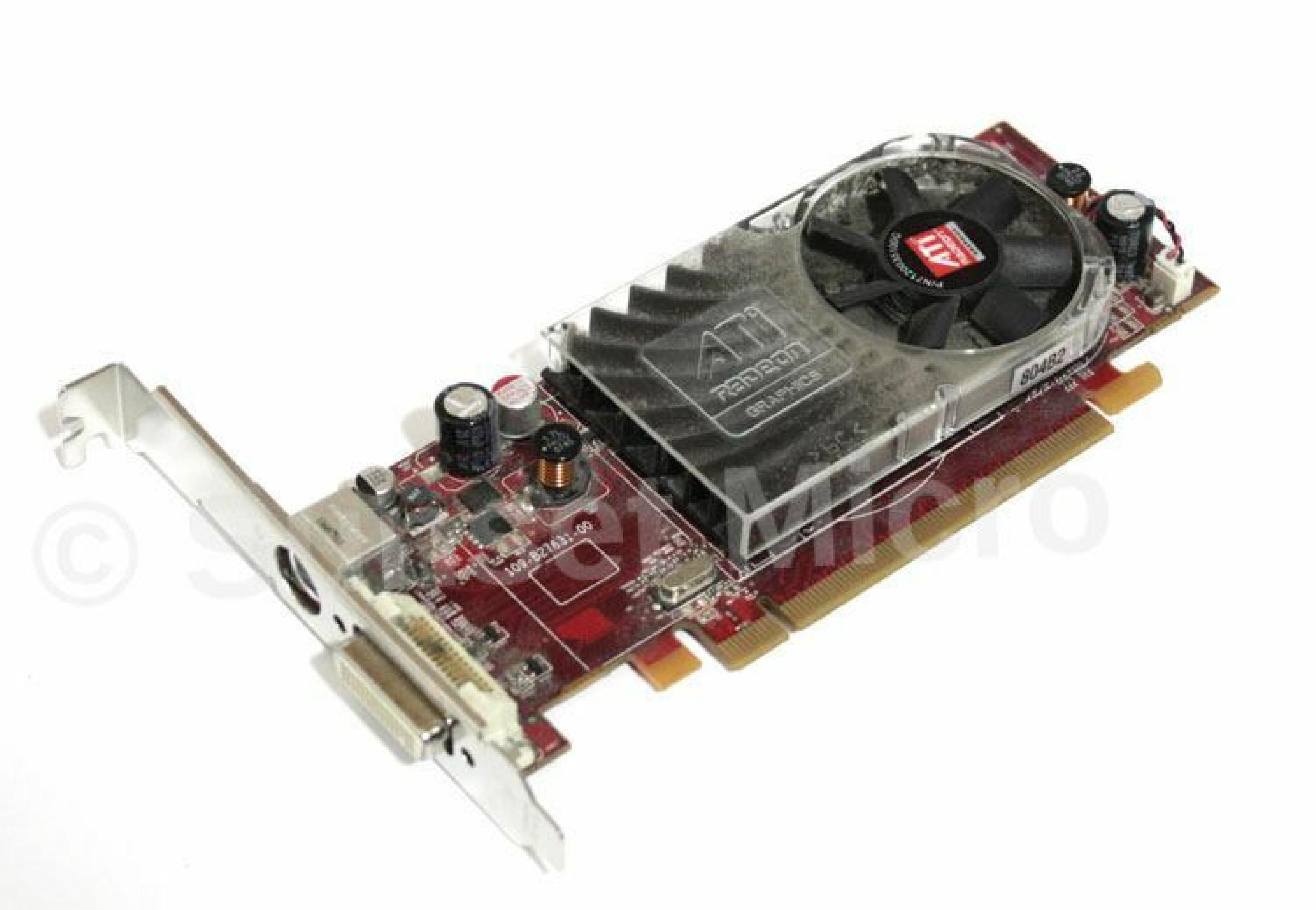 ATI 0FM351 256MB X2400 RADEON PRO DMS-59 AND SVIDEO OUTPUTS PCI-E VIDEO CARD