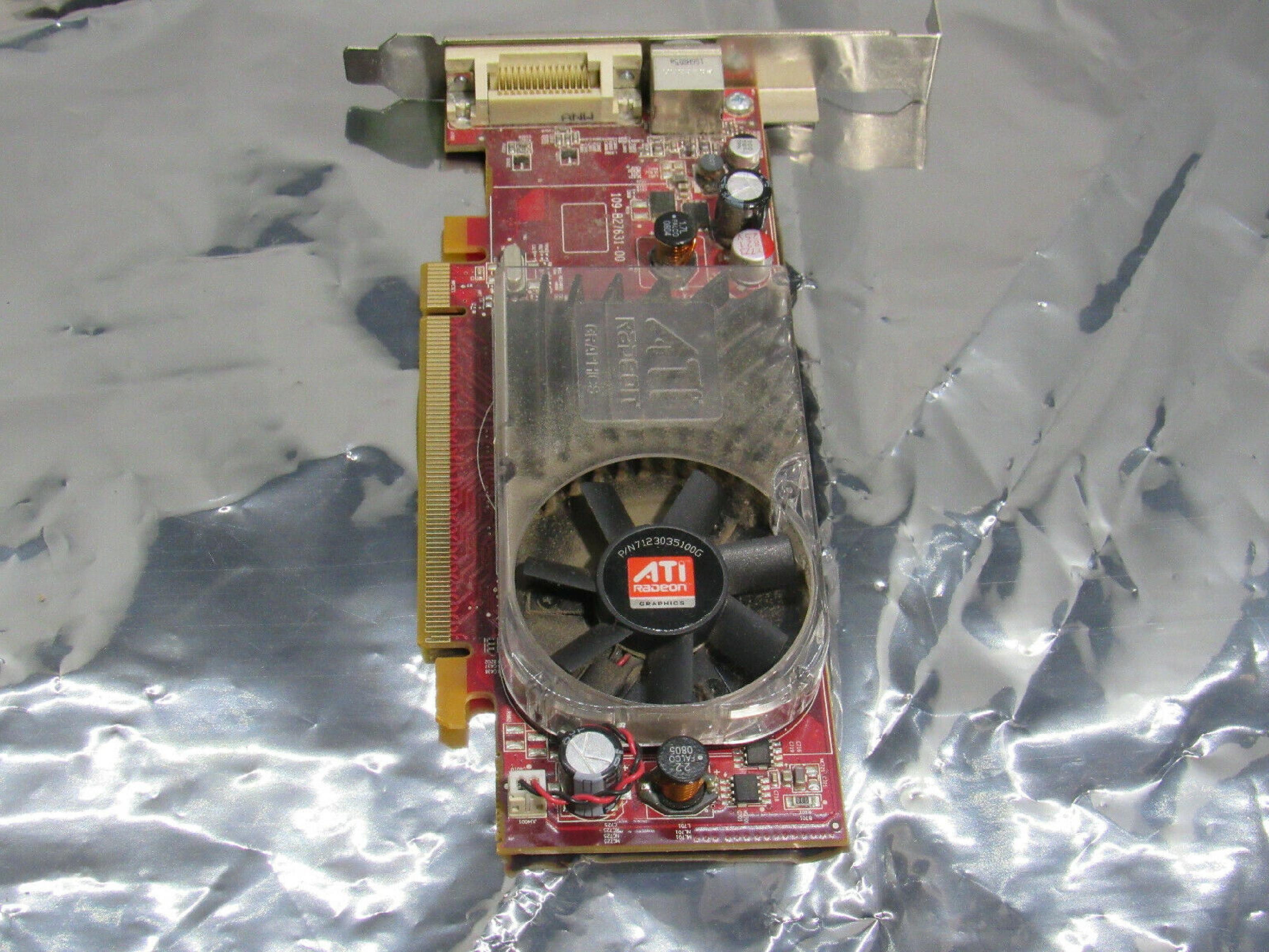 ATI 0FM351 256MB X2400 RADEON PRO DMS-59 AND SVIDEO OUTPUTS PCI-E VIDEO CARD