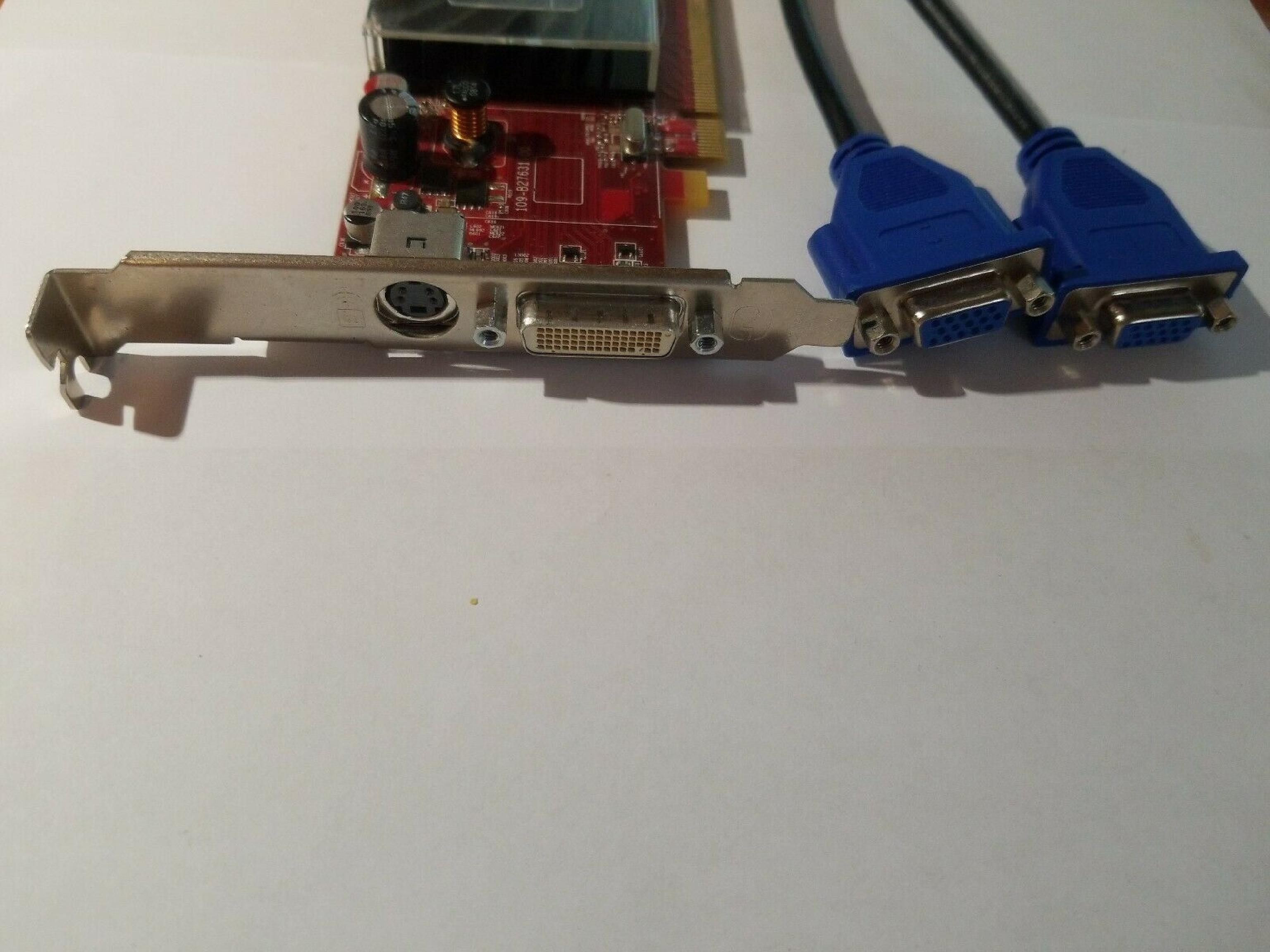 ATI B276 256MB X2400 RADEON PRO DMS-59 AND SVIDEO OUTPUTS PCI-E VIDEO CARD