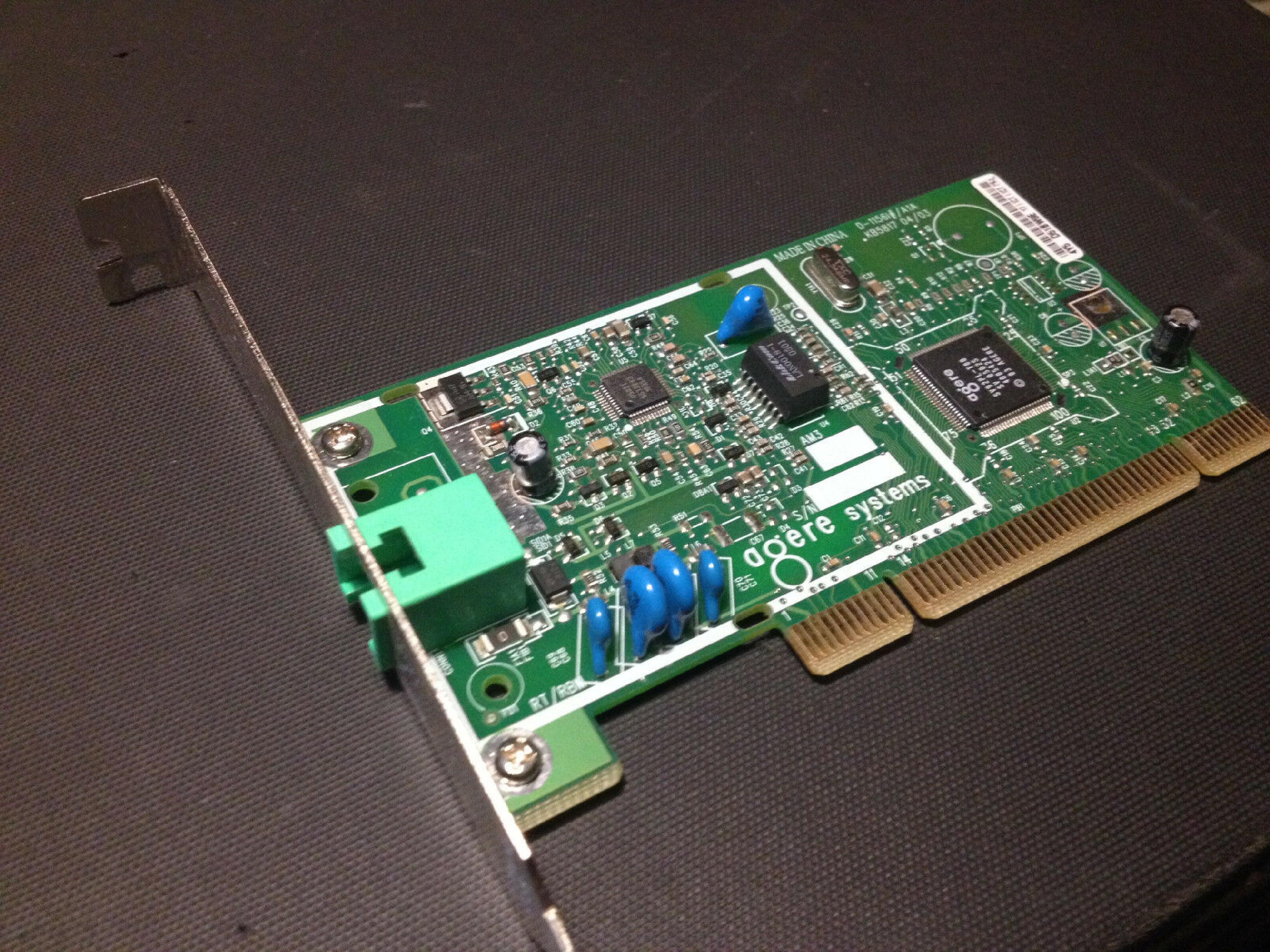 AGERE D-1156I#/A1A PCI MODEM