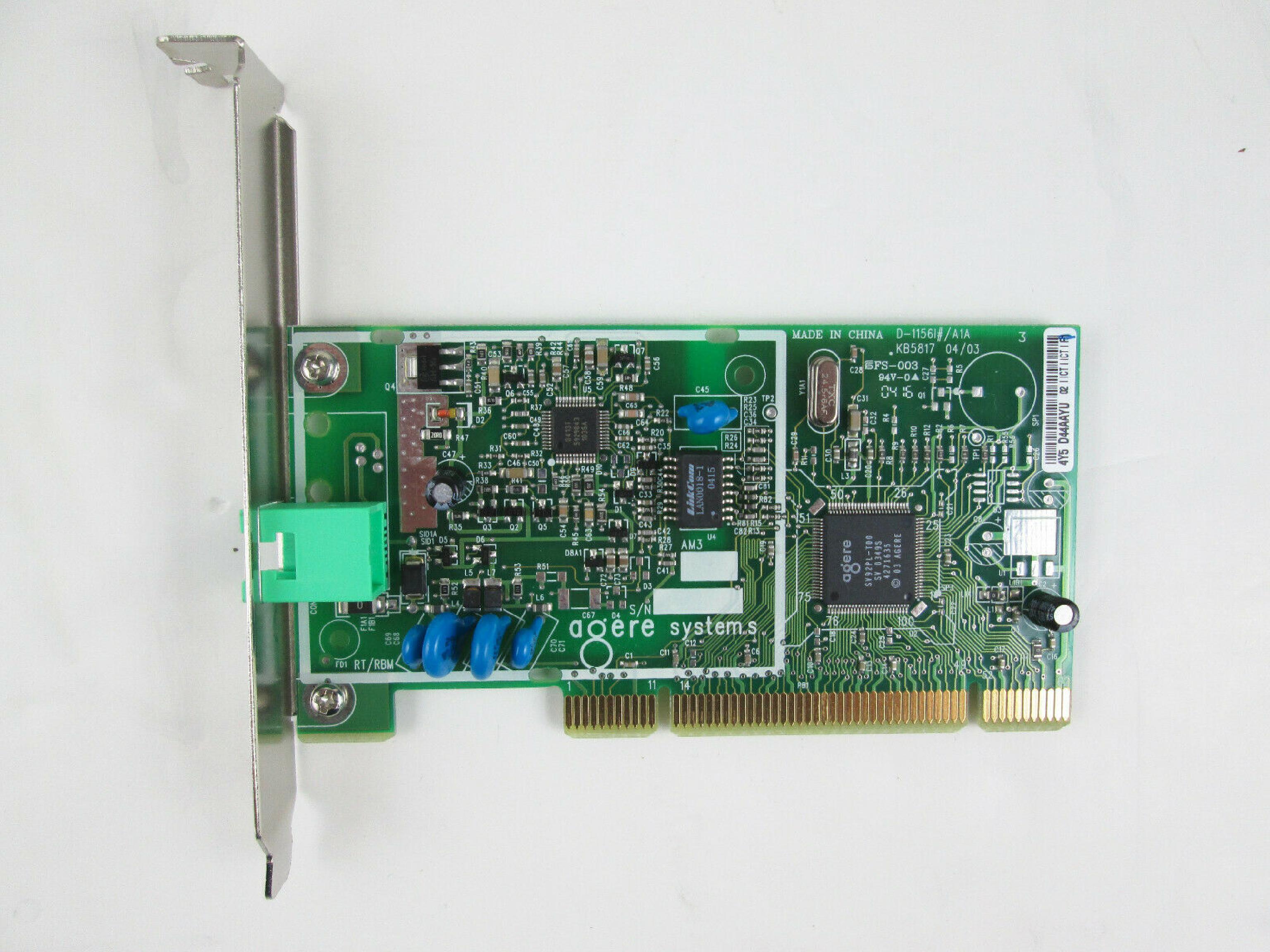 AGERE D-1156I#/A1A PCI MODEM