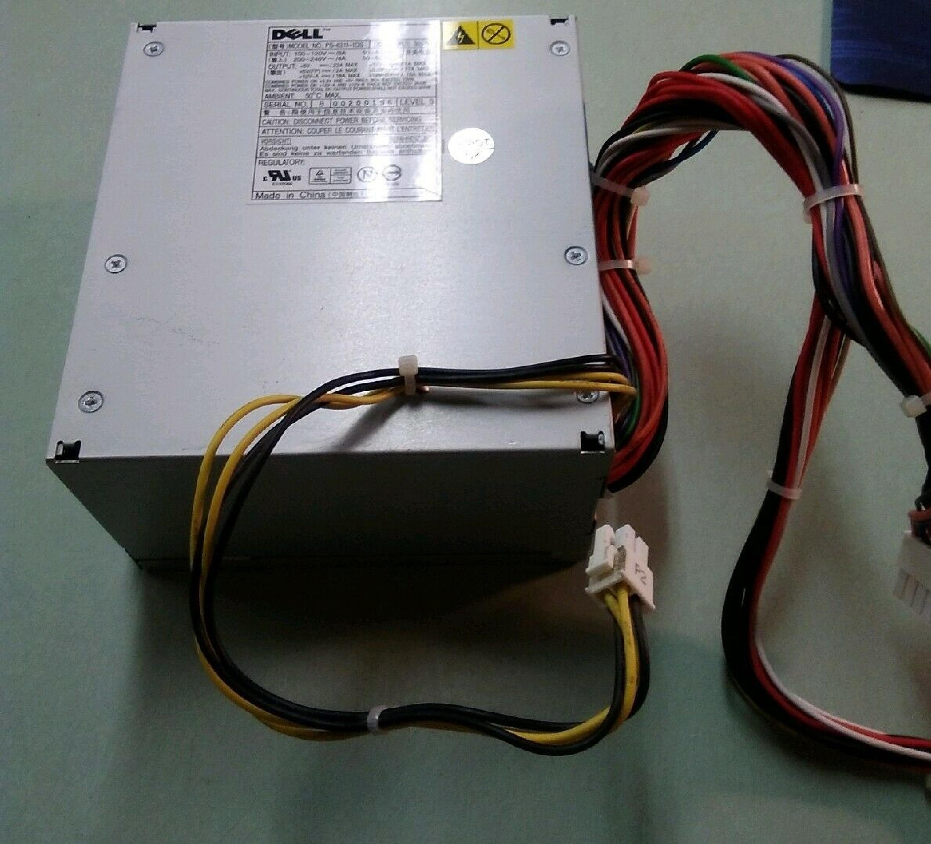 DELL PS-6311-1DS 305W POWER SUPPLY 24 PIN ATX