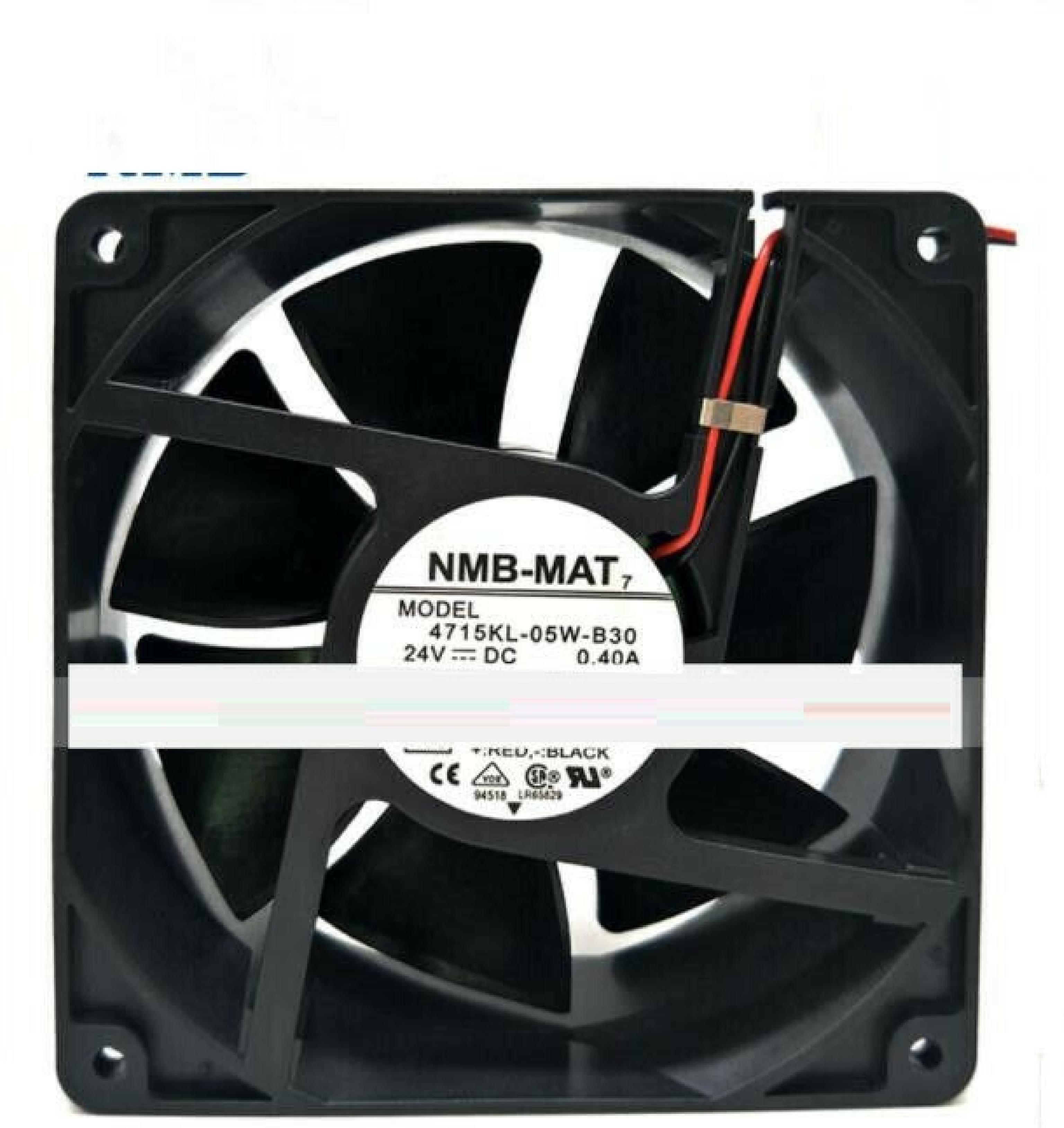NMB 4715KL-05W-B30 FAN DC 24V .18A 119MM BY 38MM 2WIRE 6INCH CABLE WITH 2PIN IDC CONNECTOR