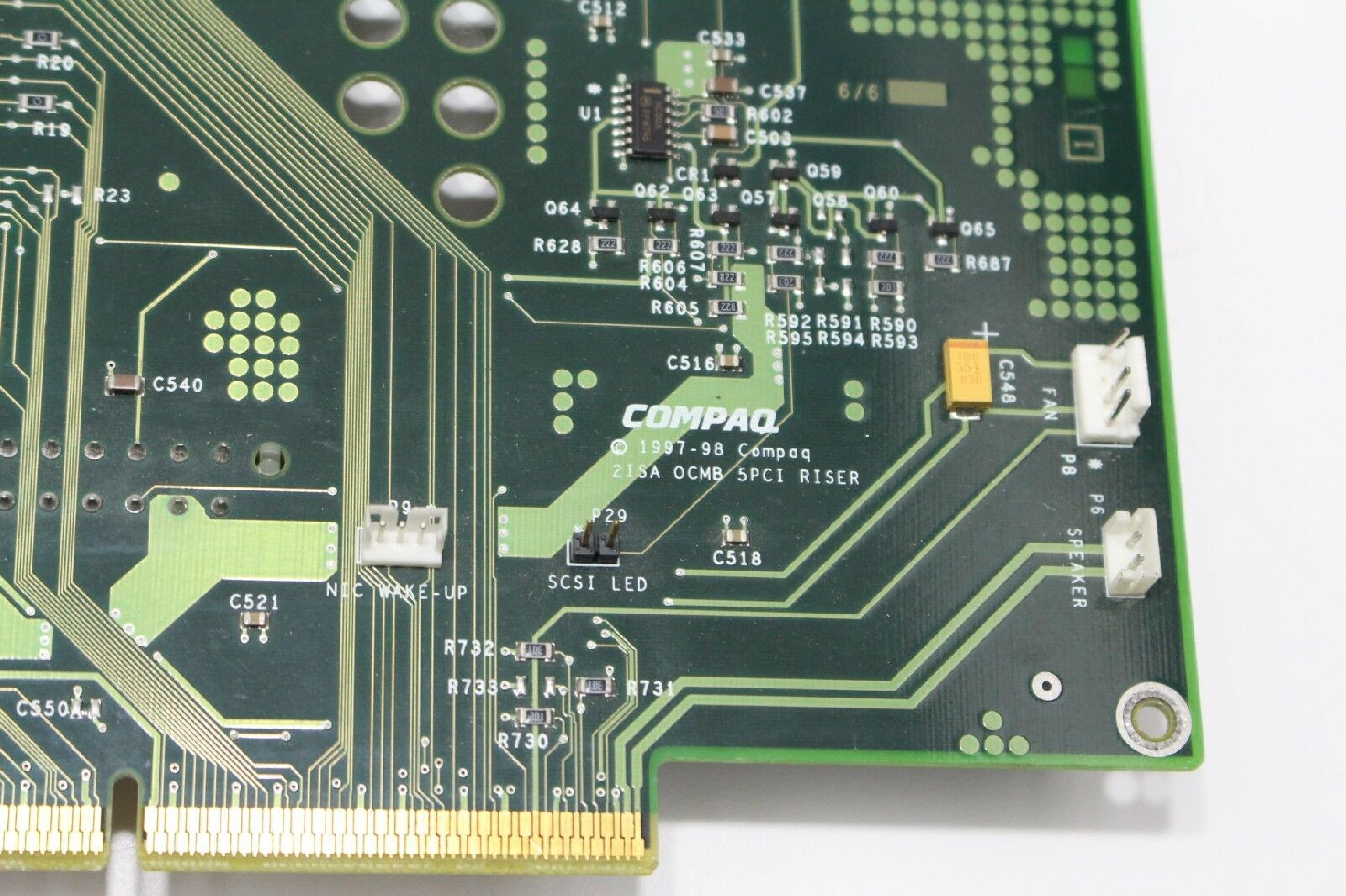 COMPAQ / HEWLETT PACKARD / HP 179175-001 RISERBOARD FROM DPENM P500