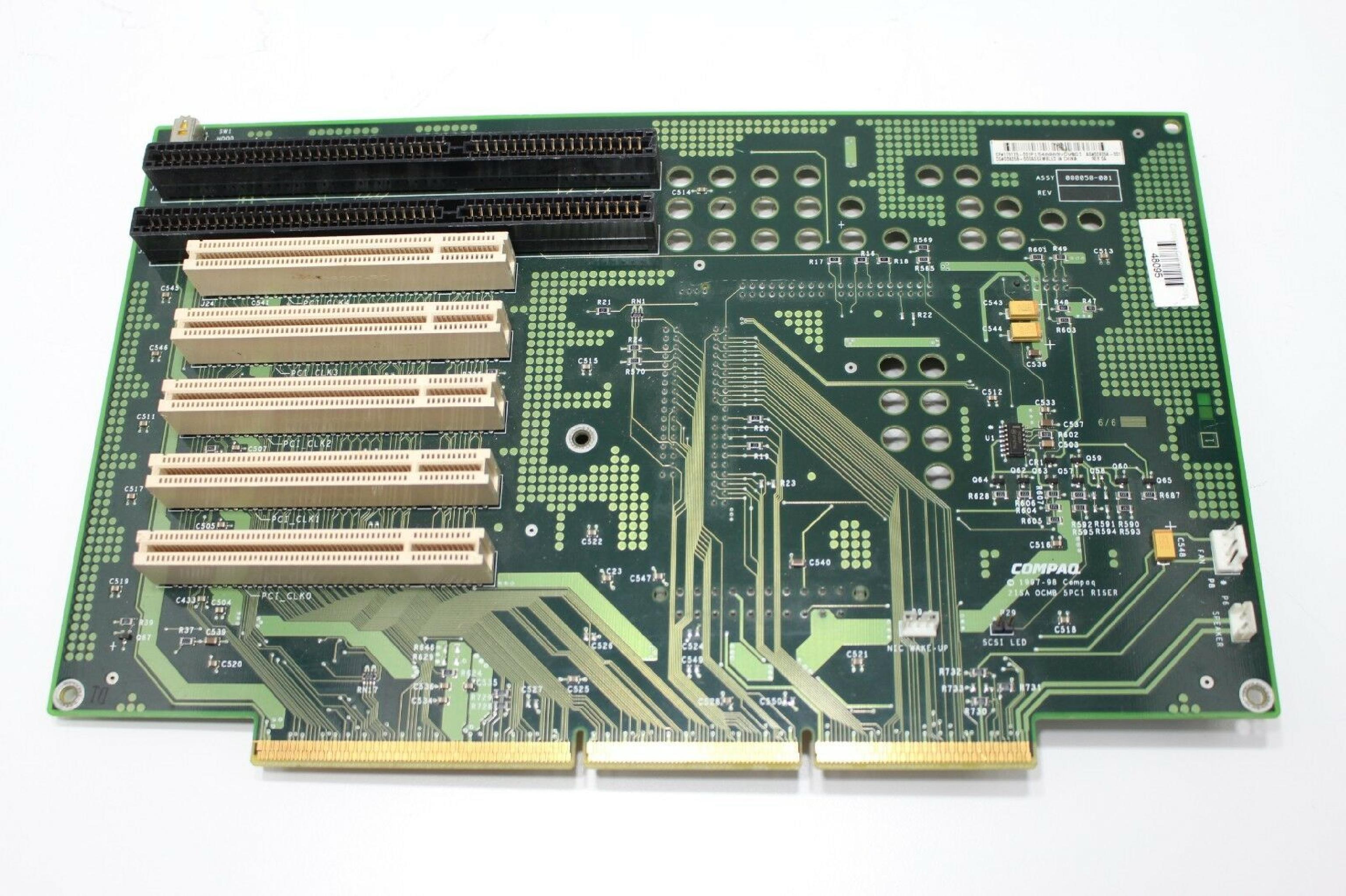 COMPAQ / HEWLETT PACKARD / HP 179175-001 RISERBOARD FROM DPENM P500