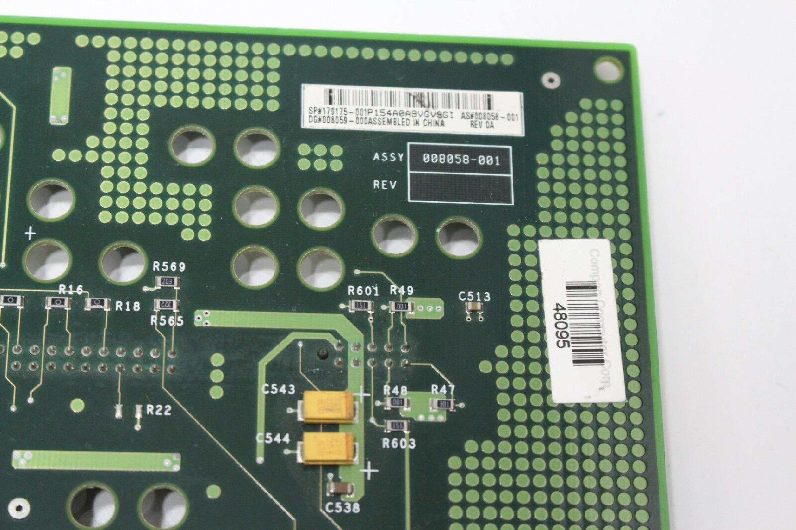 COMPAQ / HEWLETT PACKARD / HP 179175-001 RISERBOARD FROM DPENM P500