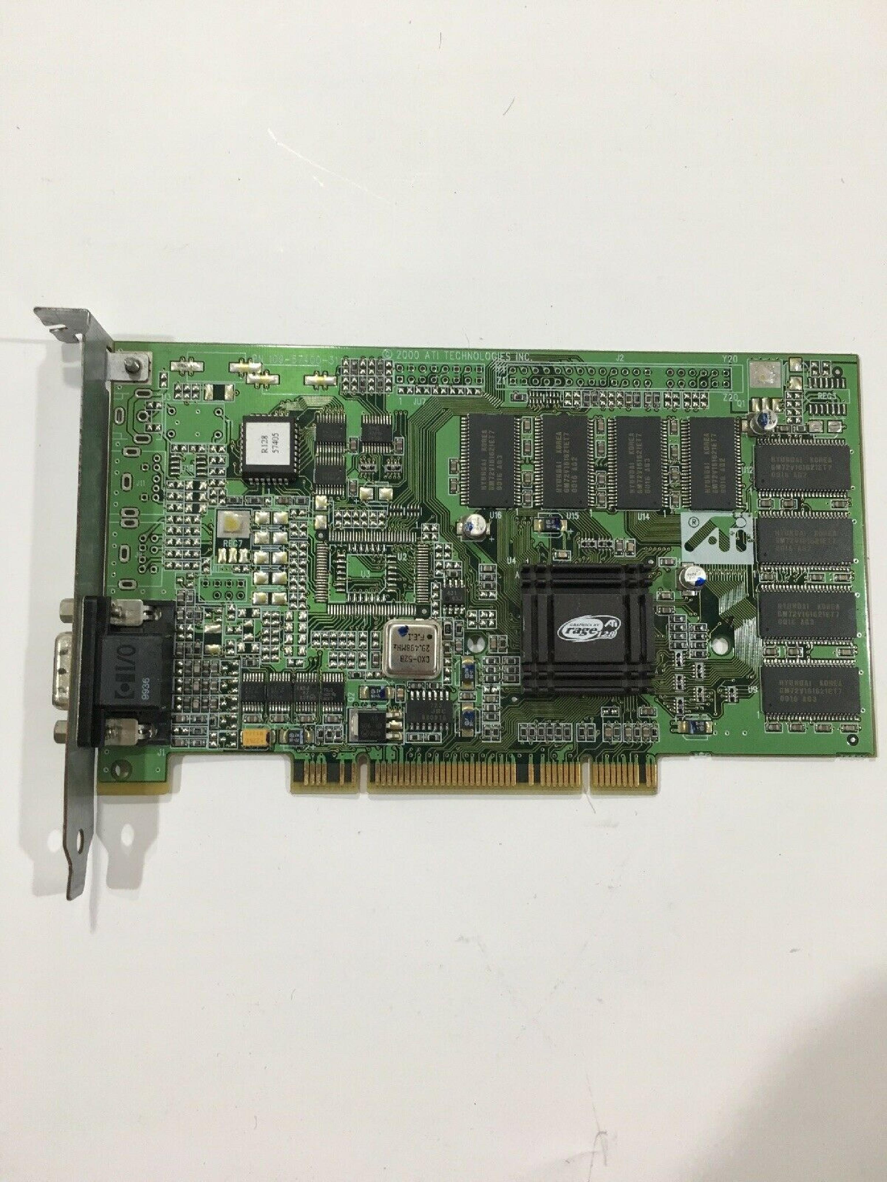 ATI N625 RADEON AGP VGA SVIDEO RCA OUTPUTS