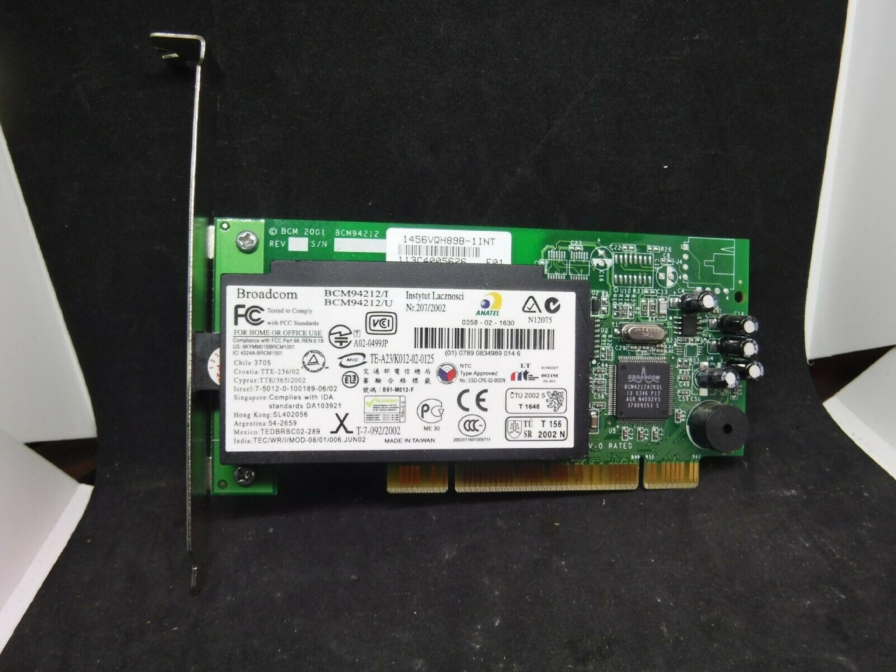 BROADCOM BCM94212/I PCI MODEM