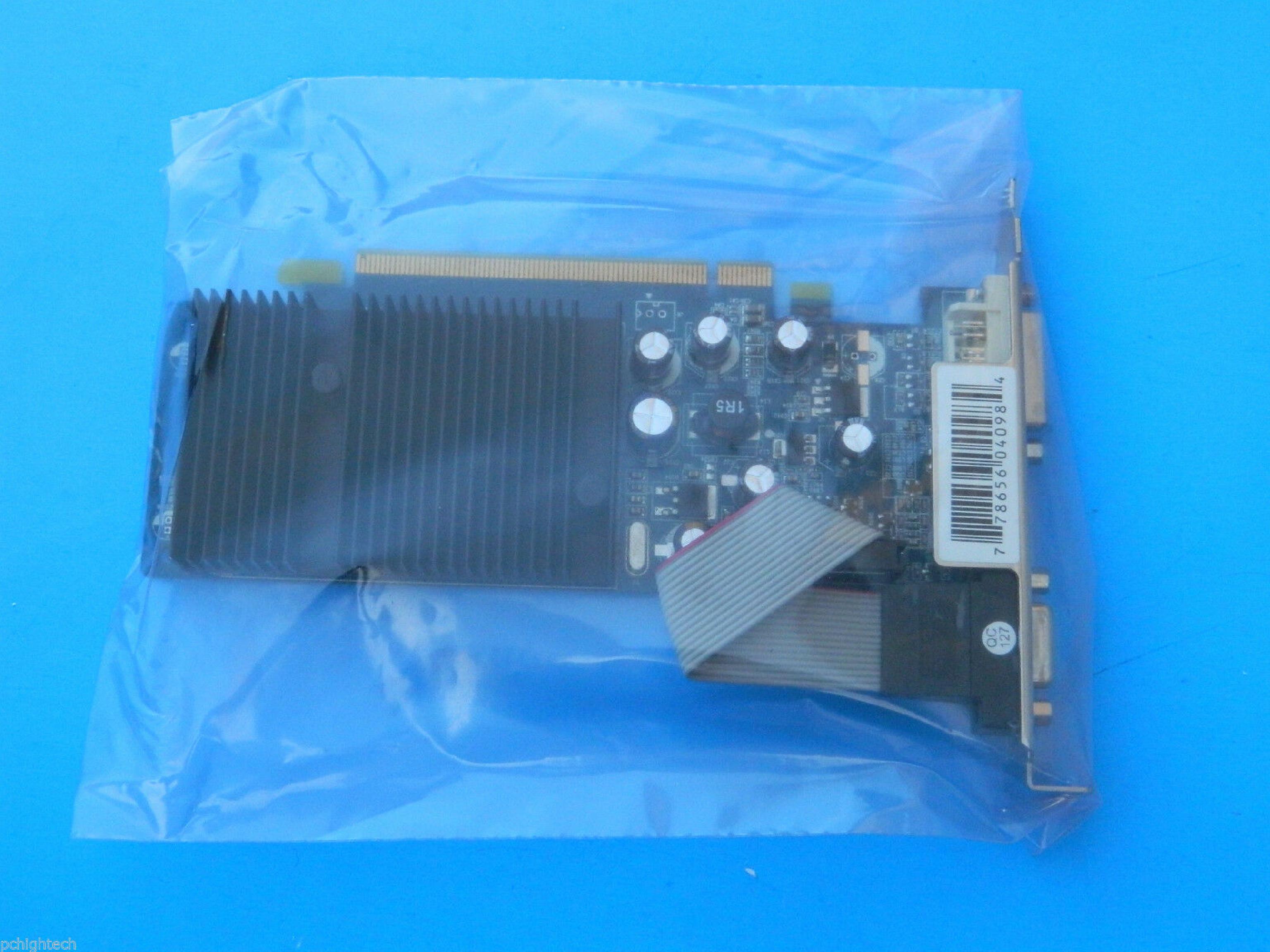 NVIDIA 6200TC E-GEFORCE 64MB PCI EXPRESS PCI-E VGA DVI SVIDEO
