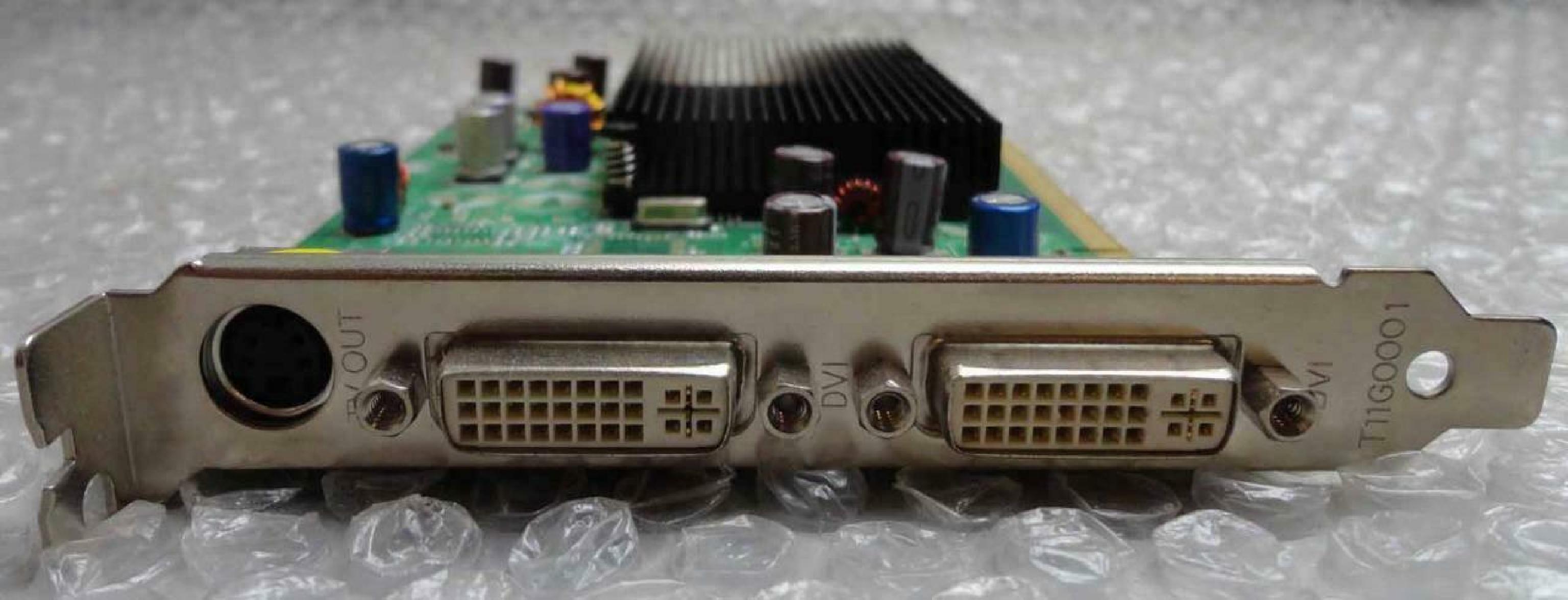 NVIDIA 6200TC E-GEFORCE 64MB PCI EXPRESS PCI-E VGA DVI SVIDEO