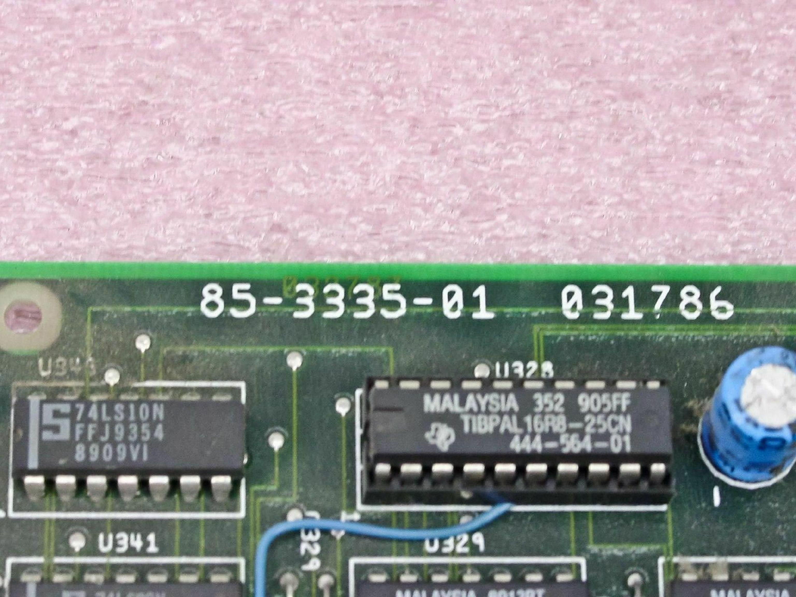 ZENITH DATA SYSTEMS 85-3335-01 IO BOARD WITH 9PIN SERIAL, 25PIN PARALLEL