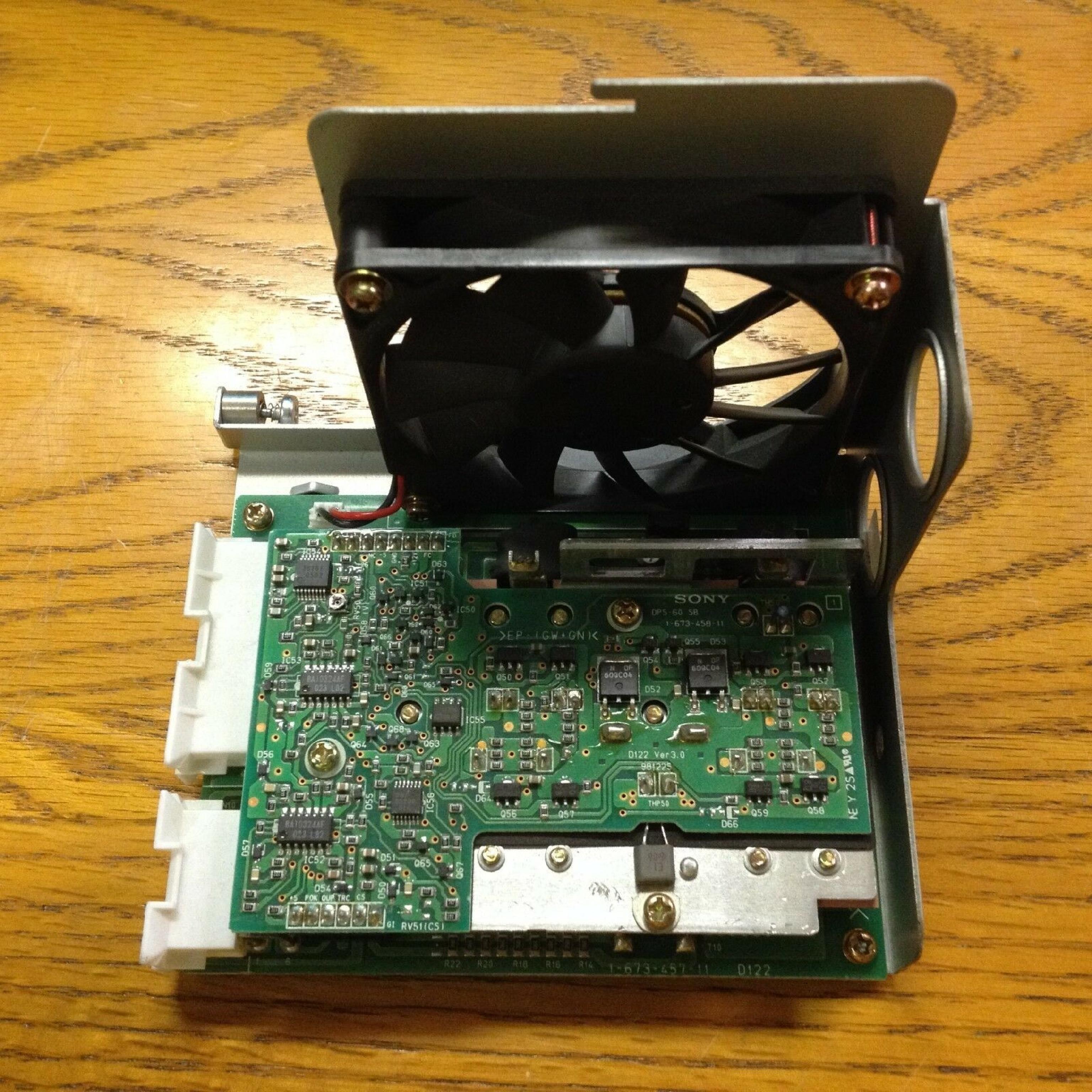 SONY DPS-60 DC TO DC WITH FAN ASSEMBLY