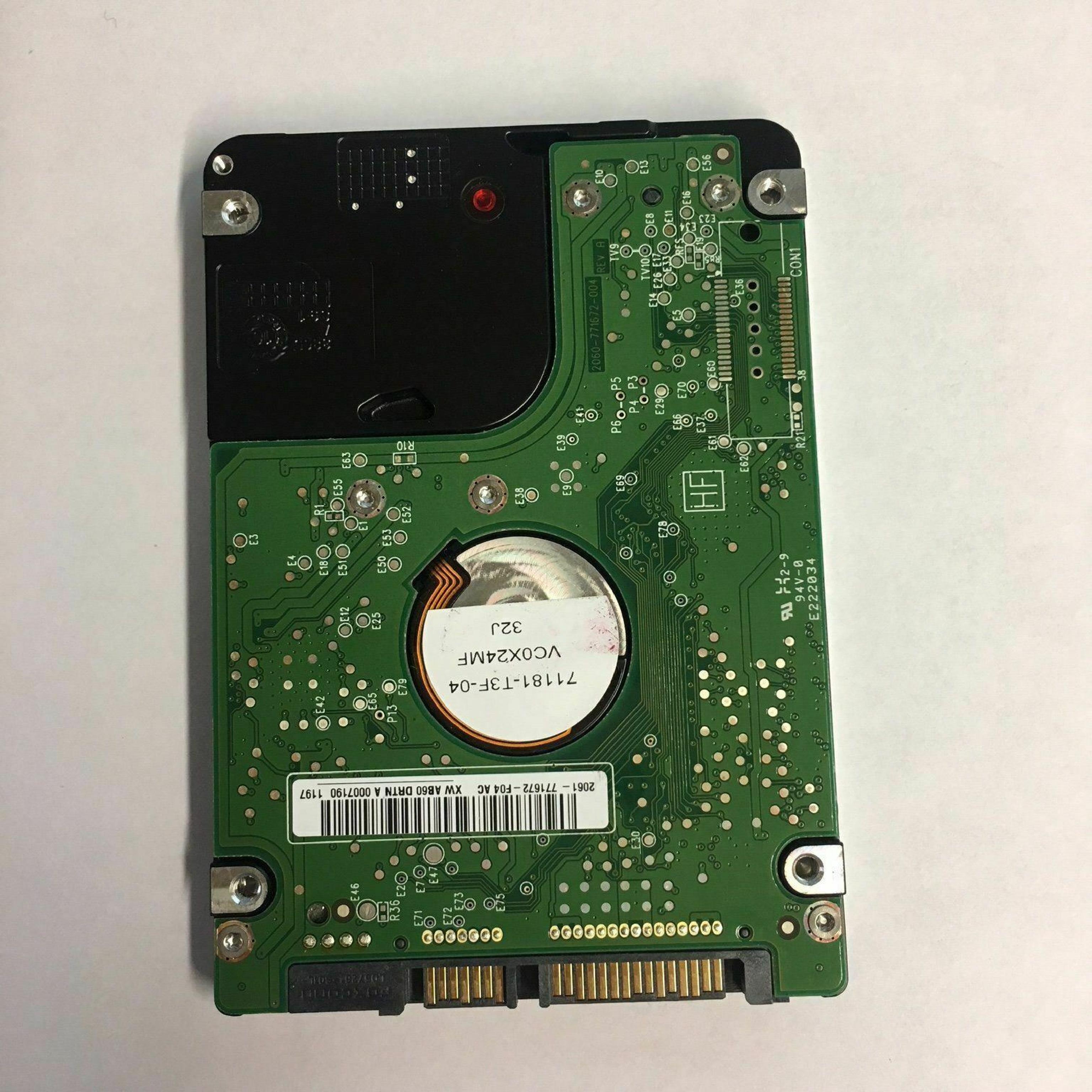 WESTERN DIGITAL / WD WD1600BEVT 160GB 2.5INCH SATA 09 2009 WWN:50014EE00108F828