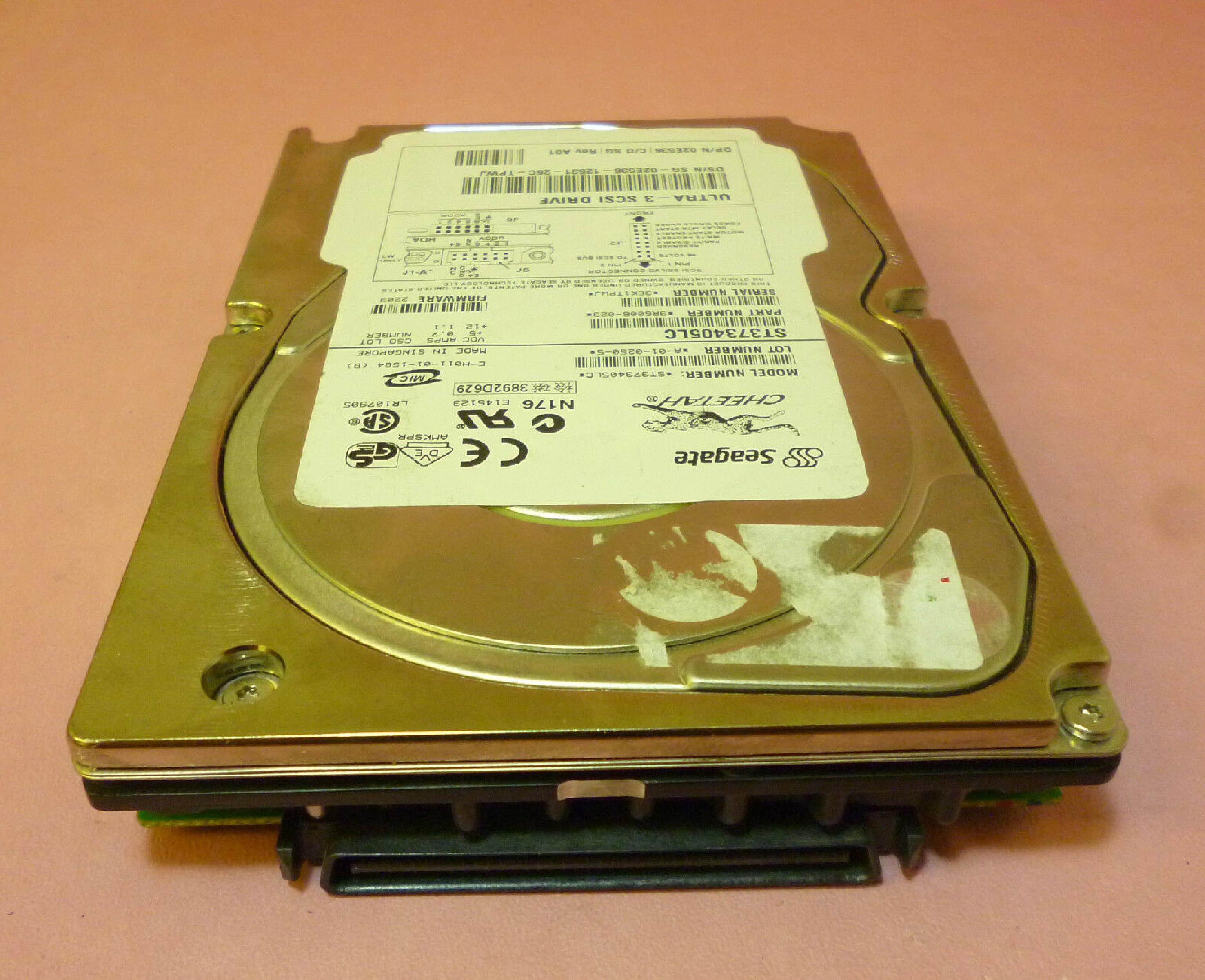DELL 02E536 73GB U320 SCSI HOTPLUG 10K RPM FIRMWARE 2203