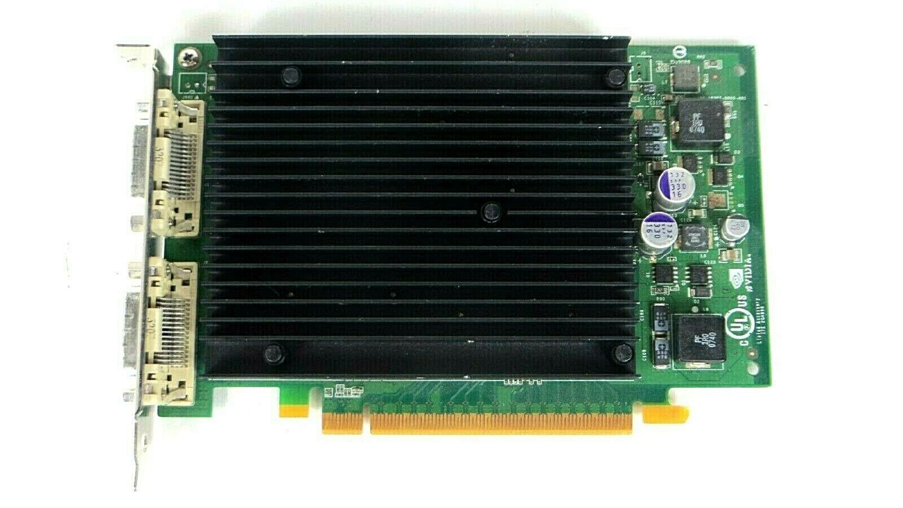 DELL HK032 NVIDIA QUADRO 440NVS 256MB PCI-E DUAL DMS-59 PORTS