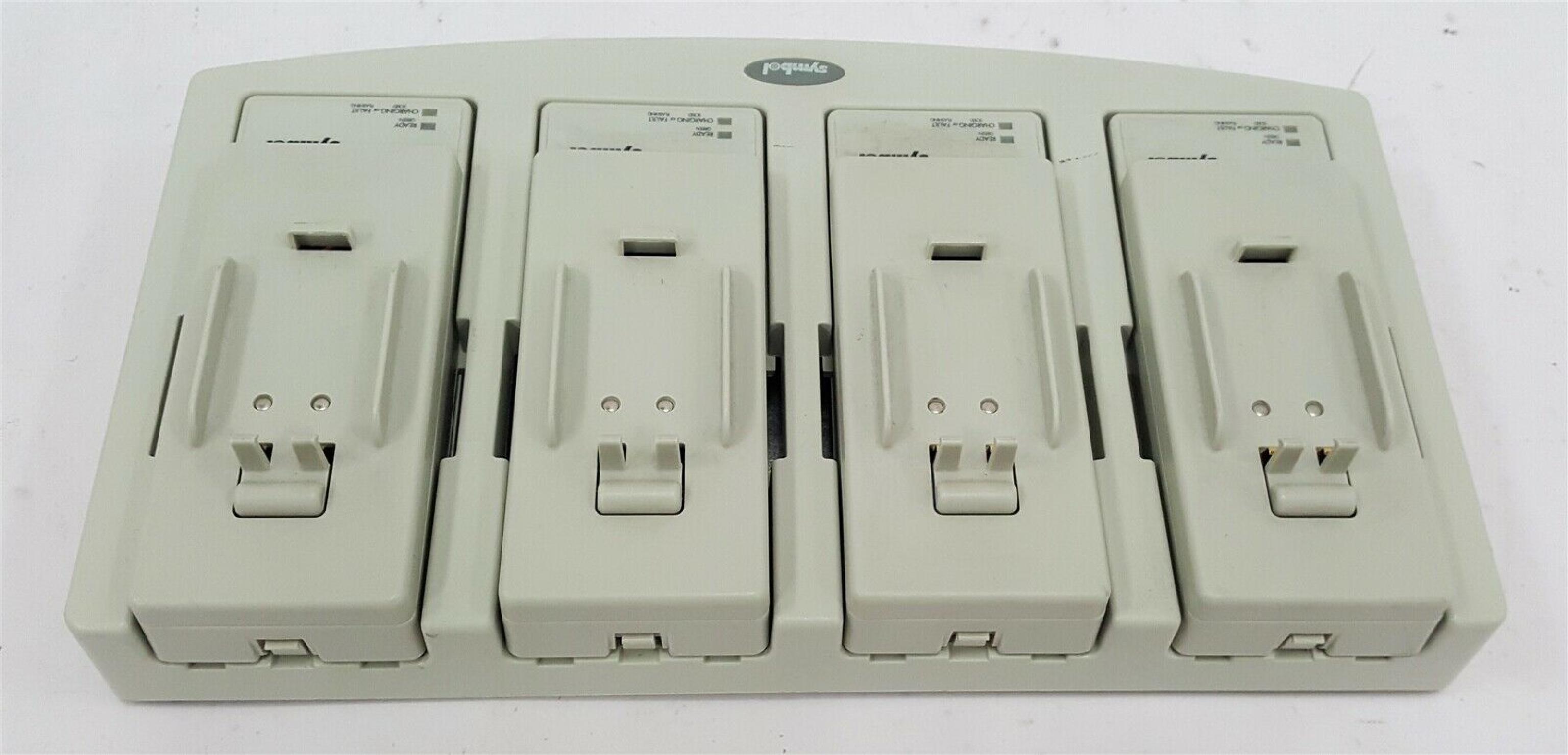 SYMBOL 20-33569-01 BATTERY CHARGER STATION WITH 4 CADDIES 21-32665-24