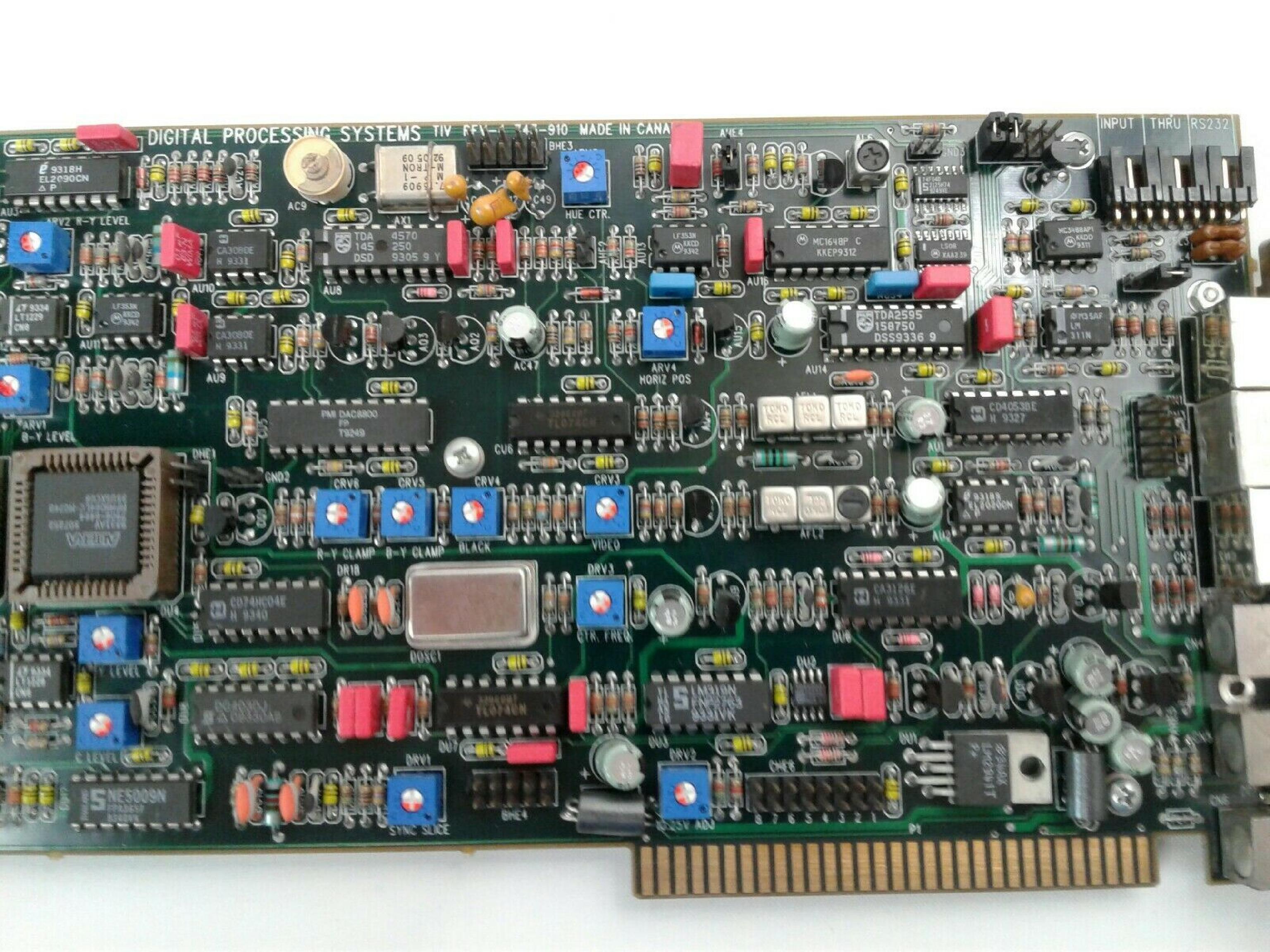 DIGITAL PROCESSING SYSTEMS 743-910 ISA CARD