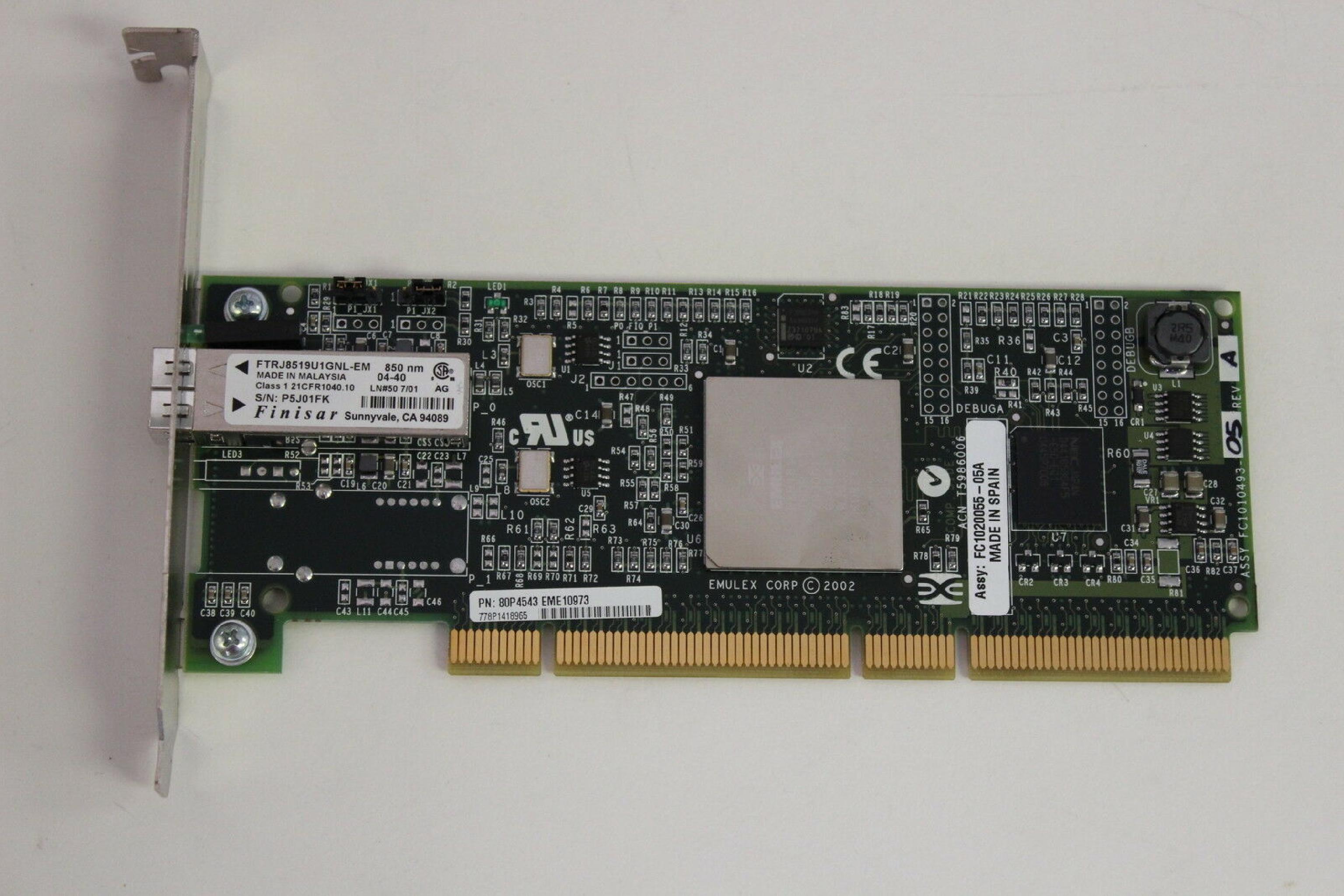 IBM 80P4544 PCI-133 64BIT PCI FIBRE 1 PORT