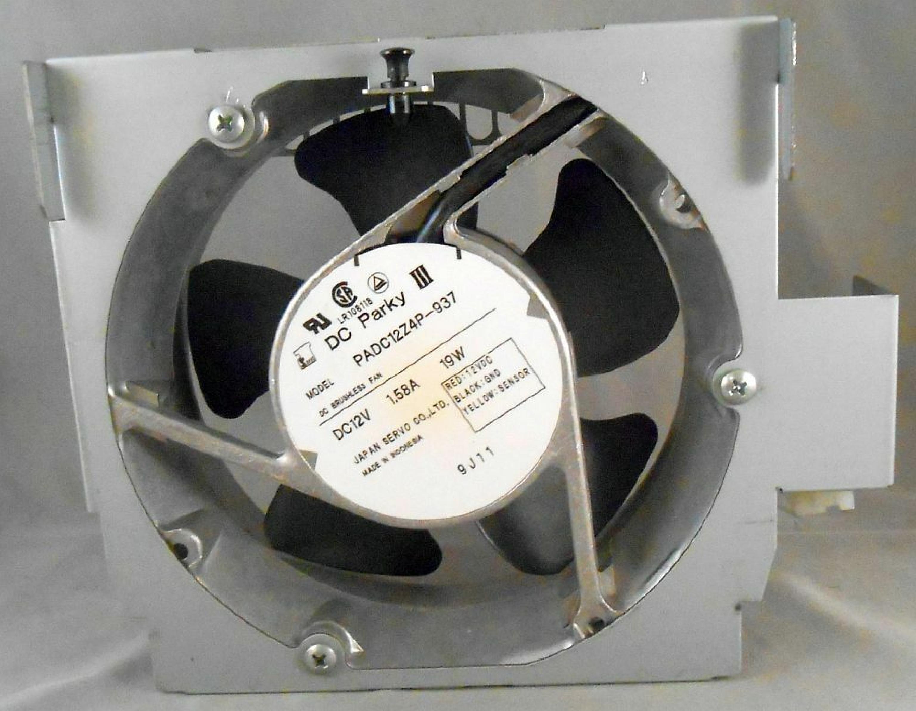 SERVO / DC PARKY PADC12Z4P-937 FAN 180X50 DC PARKY III - PADC12Z4P-937, 12V 1.58A