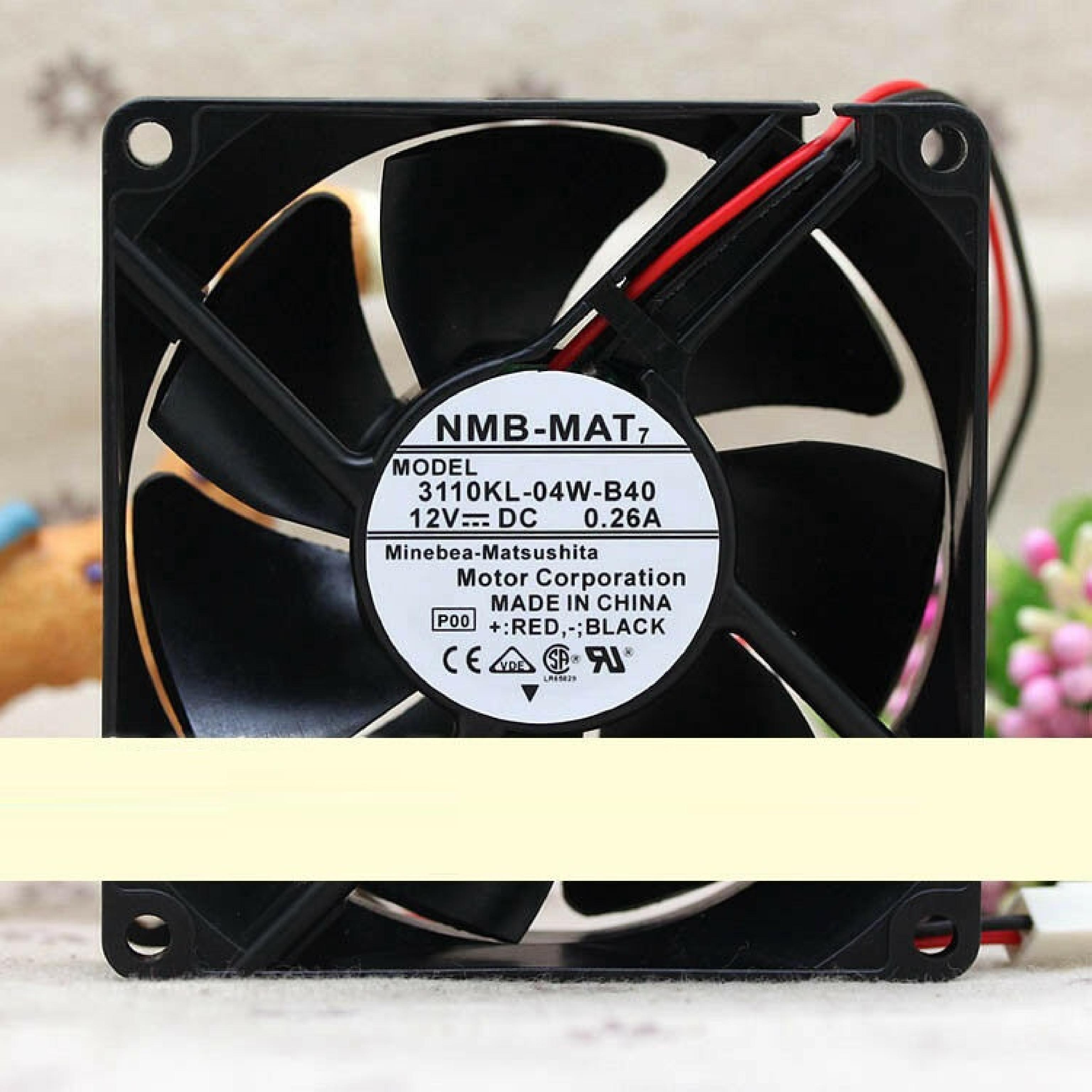 NMB 3110KL-04W-B40 FAN 80X25MM 24V DC 0.26 A TECHNOLOGIES CORPORATION.