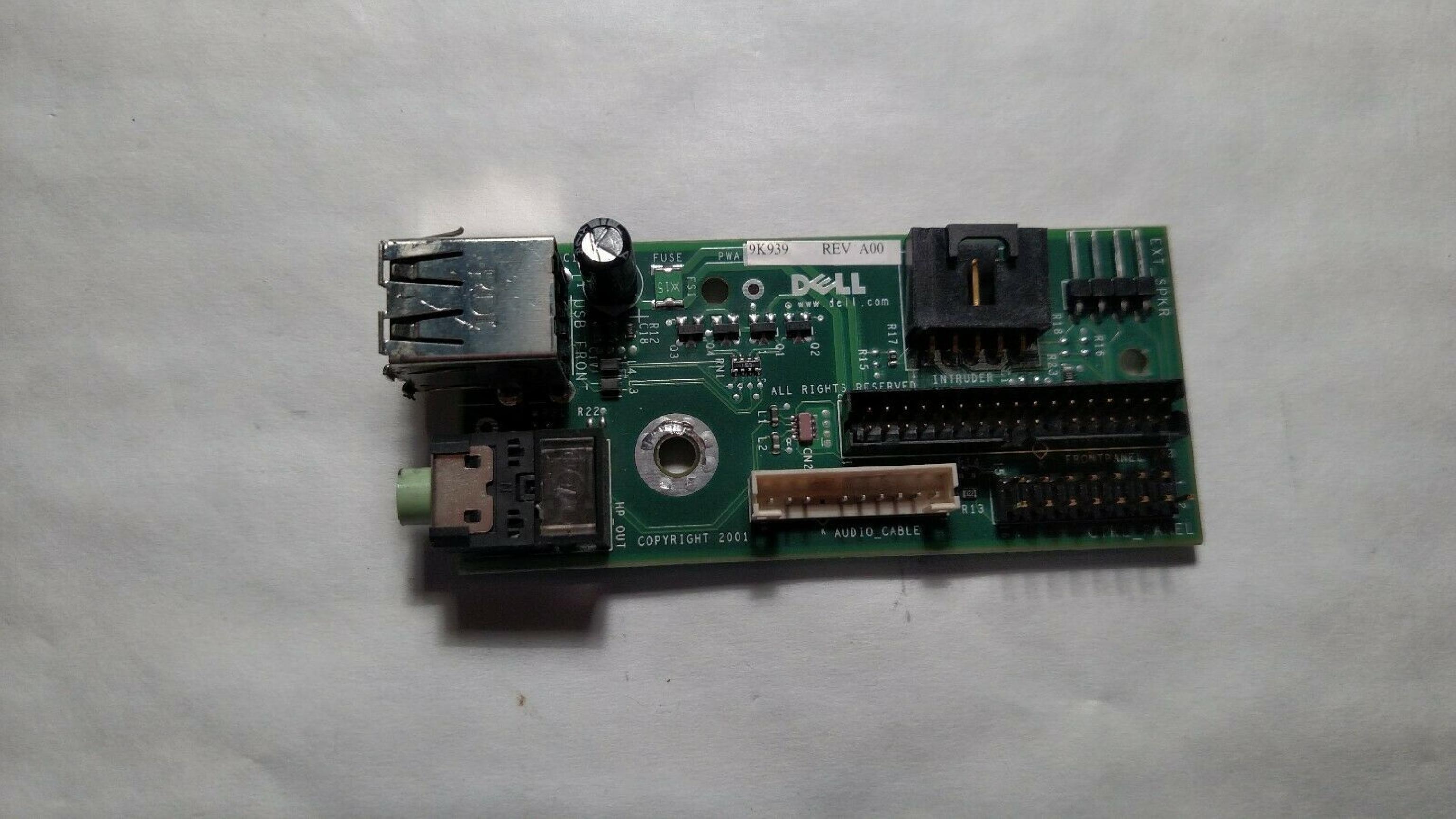 DELL 9K939 OPTIPLEX GX260 GX270 SDT I/O PANEL 9K939 USB AUDIO