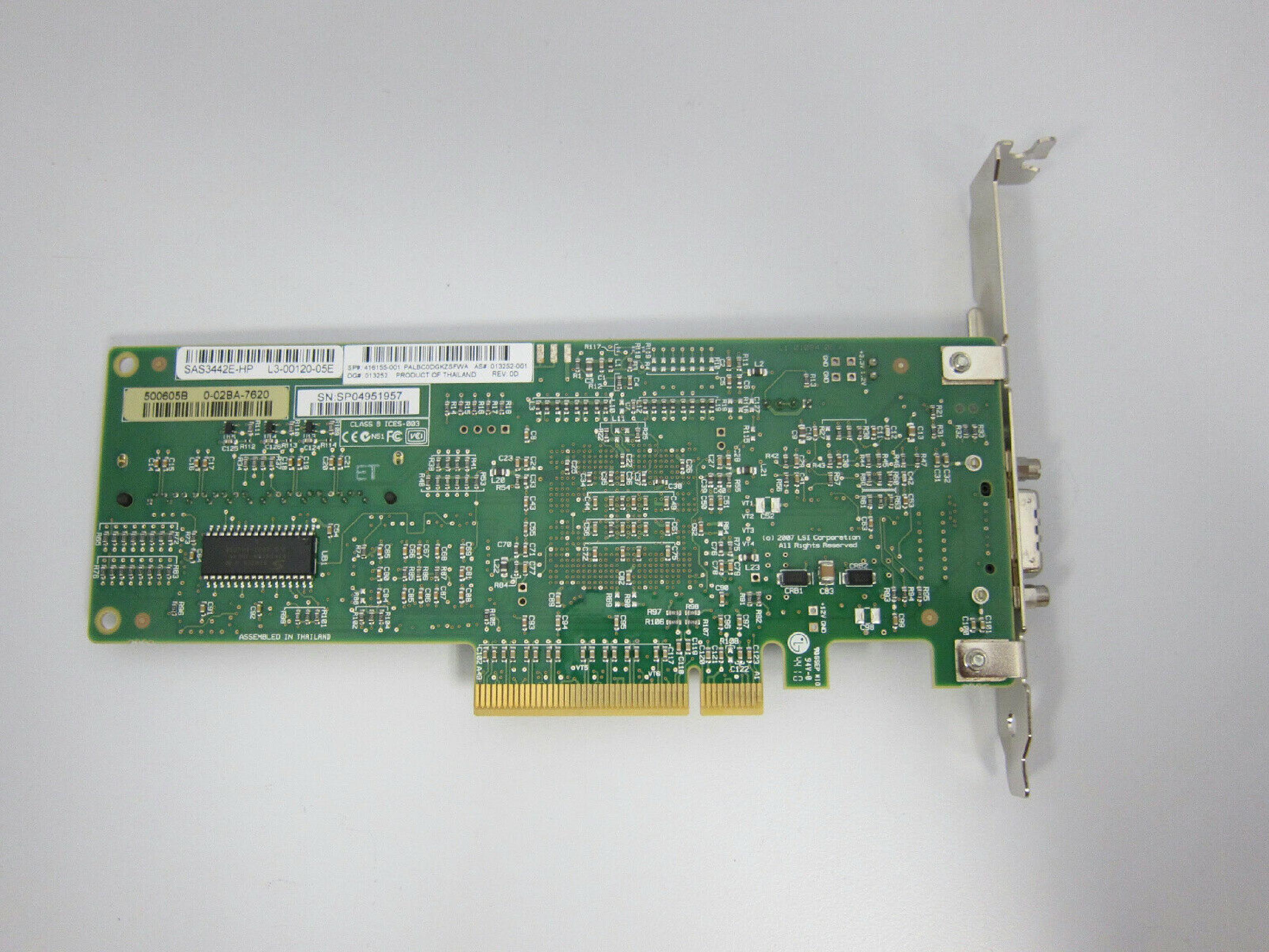 COMPAQ / HEWLETT PACKARD / HP 416155-001 PCI EXPRESS SAS RAID CONTROLLER SERIAL ATTACHED SCSI