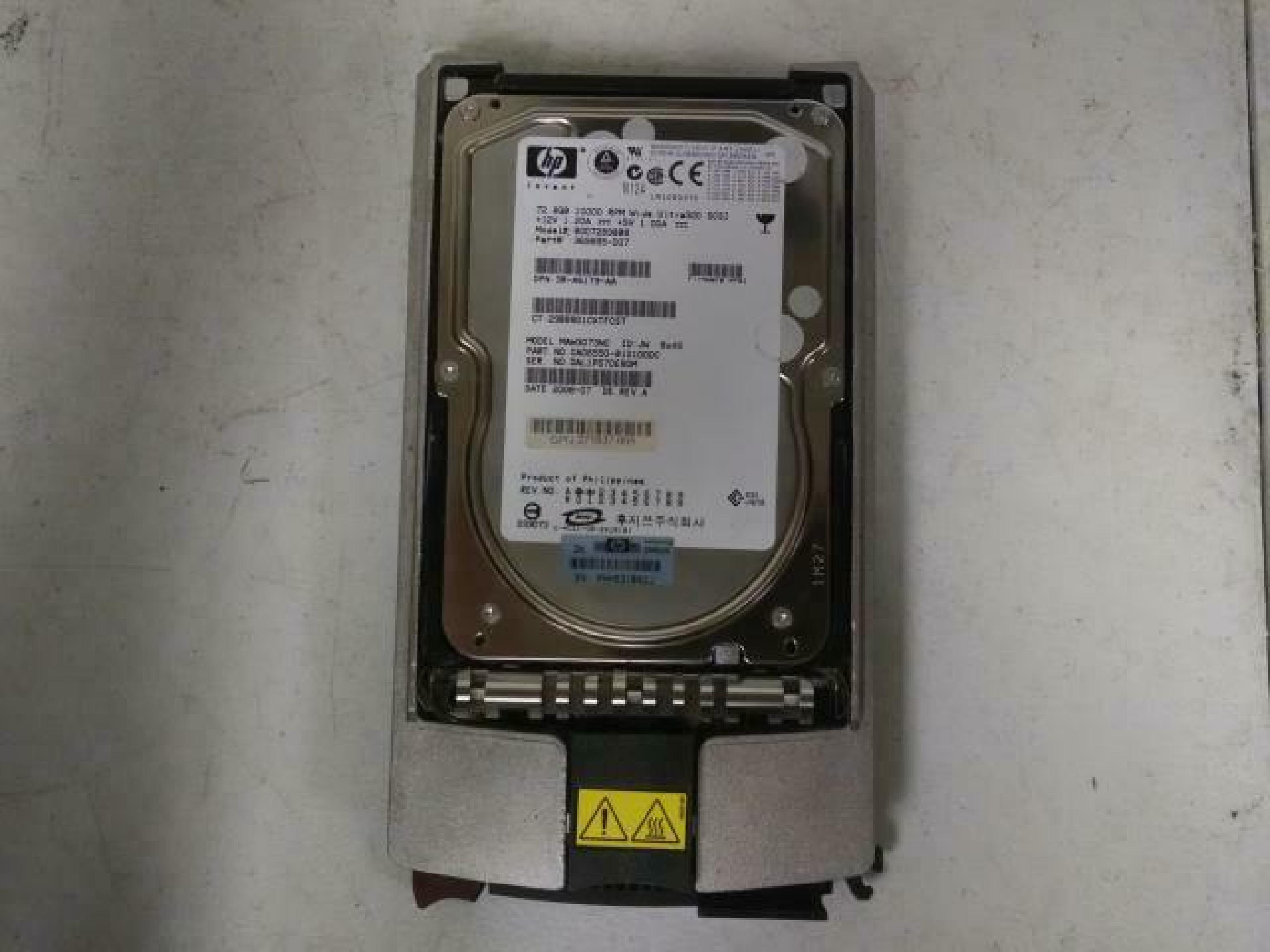 FUJITSU / HEWLETT PACKARD / HP BD07289BB8 72.8GB 3.5IN 10K RPM WIDE ULTRA320 SCSI FIRMWARE: HPB1 2006-11 ID: JW REV. A N124 ULTRA 320 LVD/SE DATE: 2006-07 2007-01 DE: ID:JW 2006-09 2006-03 2006-06 FIRM: DE.REV.