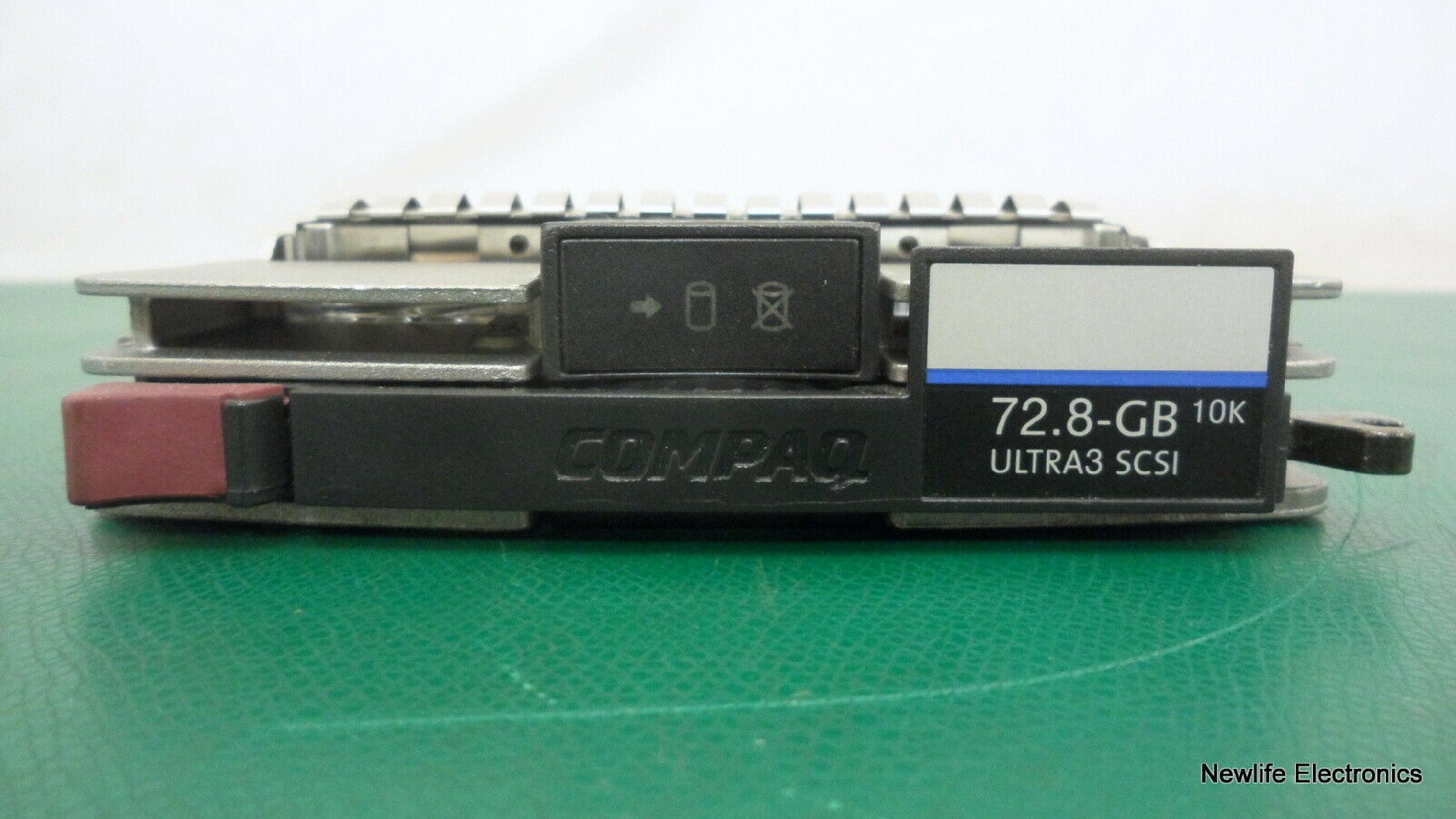 COMPAQ / HEWLETT PACKARD / HP 260755-002 72.8GB 3.5IN 10K RPM WIDE ULTRA 3 SCSI LVD/SE FIRMWARE: 3B01 REV. A01 ULTRA3 FIRMWARE:3B01 REV: