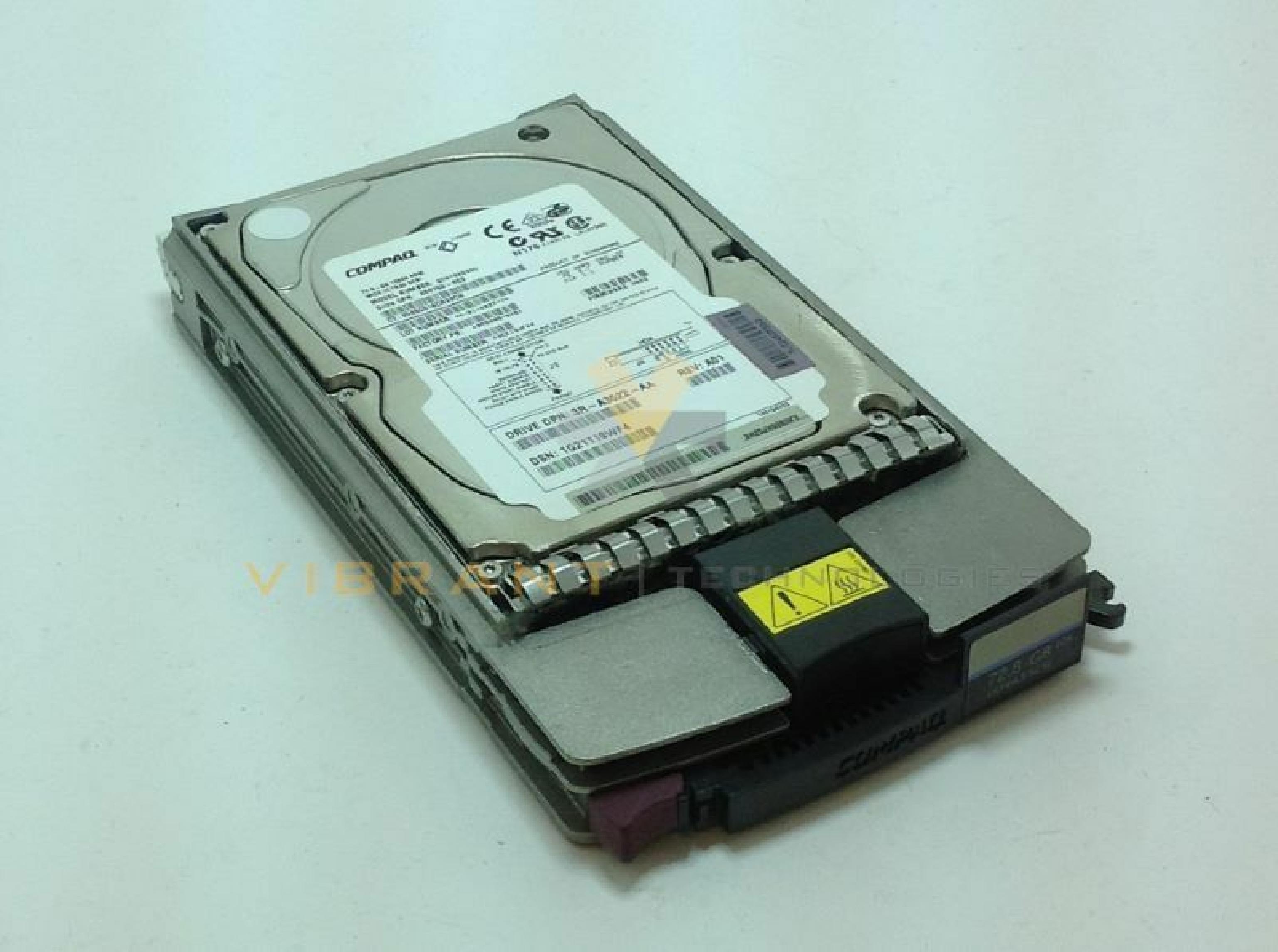 COMPAQ / HEWLETT PACKARD / HP 232432-B22 72.8GB 3.5IN 10K RPM WIDE ULTRA 3 SCSI LVD/SE FIRMWARE: B005 DATE: 2001-09 REV. B ULTRA3 FIRMWARE:3B01 REV: A01