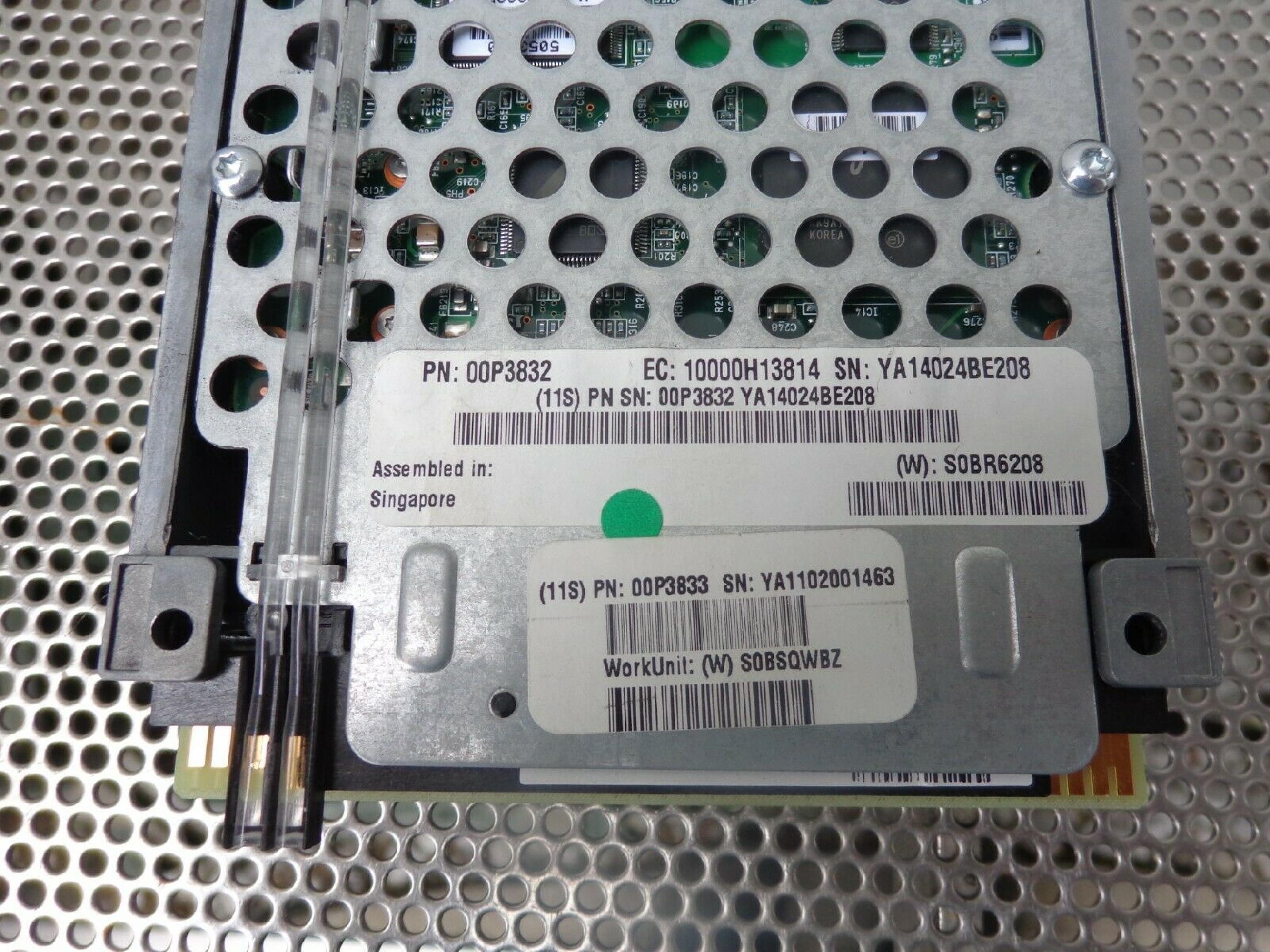 IBM 71P7430 73GB 3.5IN 10K RPM ESERVER PSERIES EC: H13060 DOM: 30JUL2005 RXQK B07 11B10