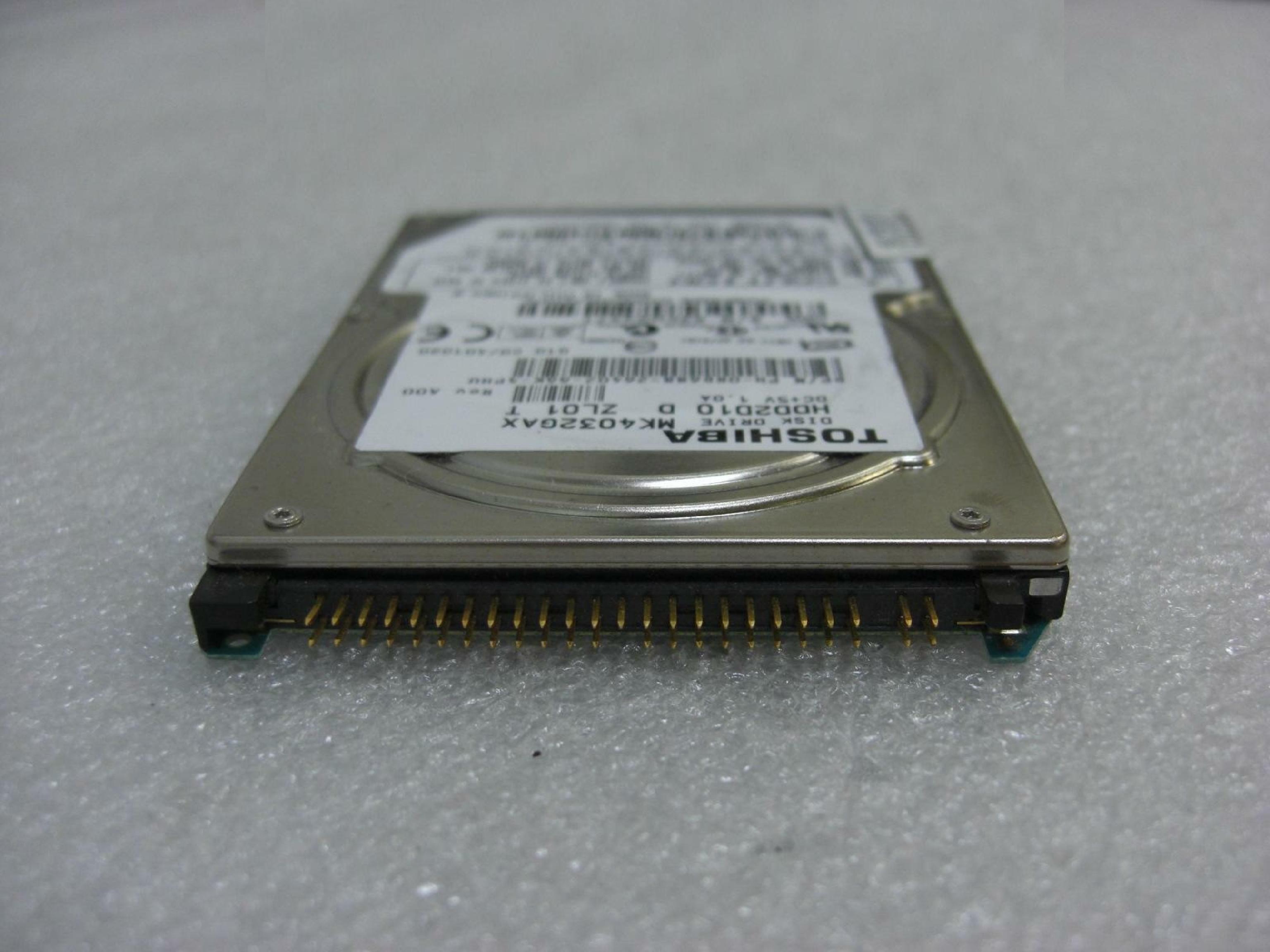 TOSHIBA HDD2D10 20.00GB 2.5IN 5400 RPM ATA/IDE ZR01 HDD