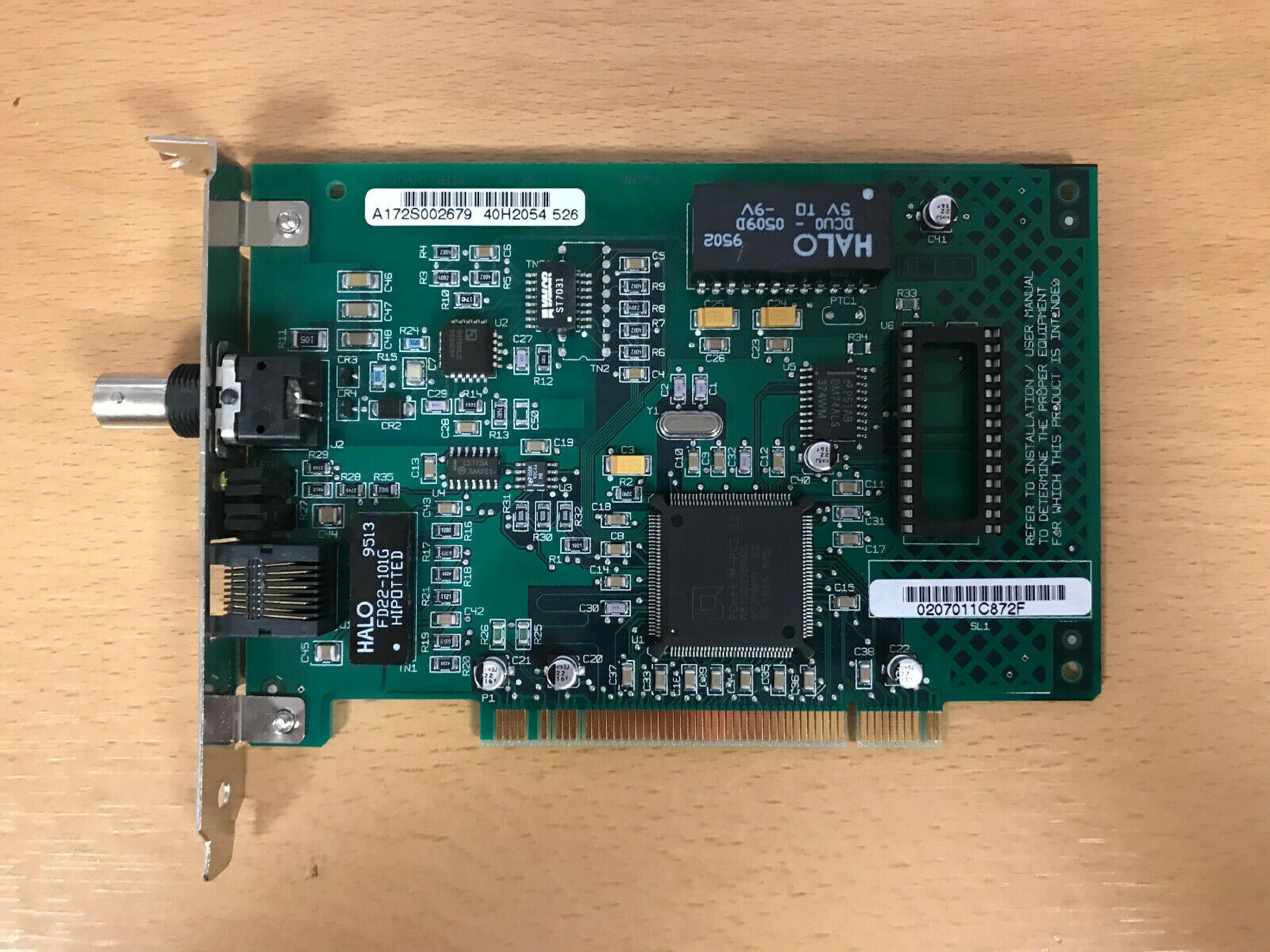 IBM 40H2054 PCI ETHERNET BNC/RJ-45 ADAPTER