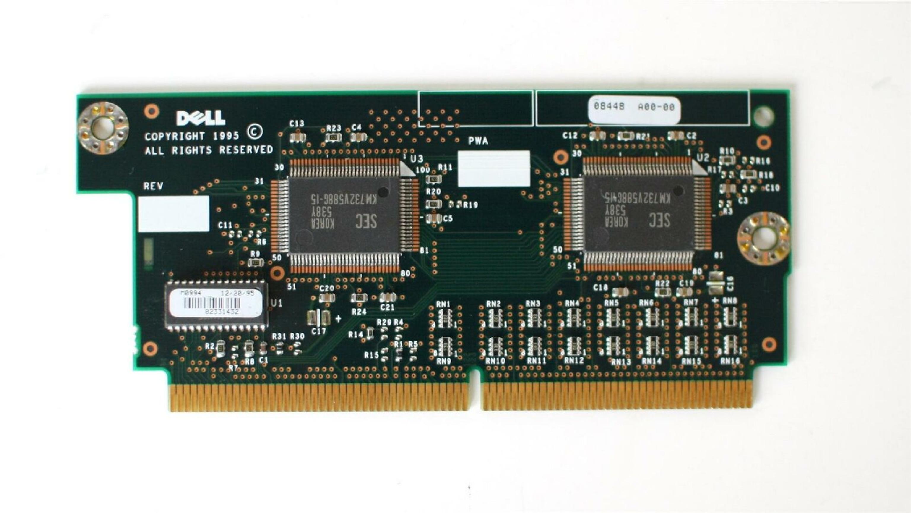 DELL 08448 A00-00 CACHE CARD PWB 08445 REV A02 9549 ET 14018-0