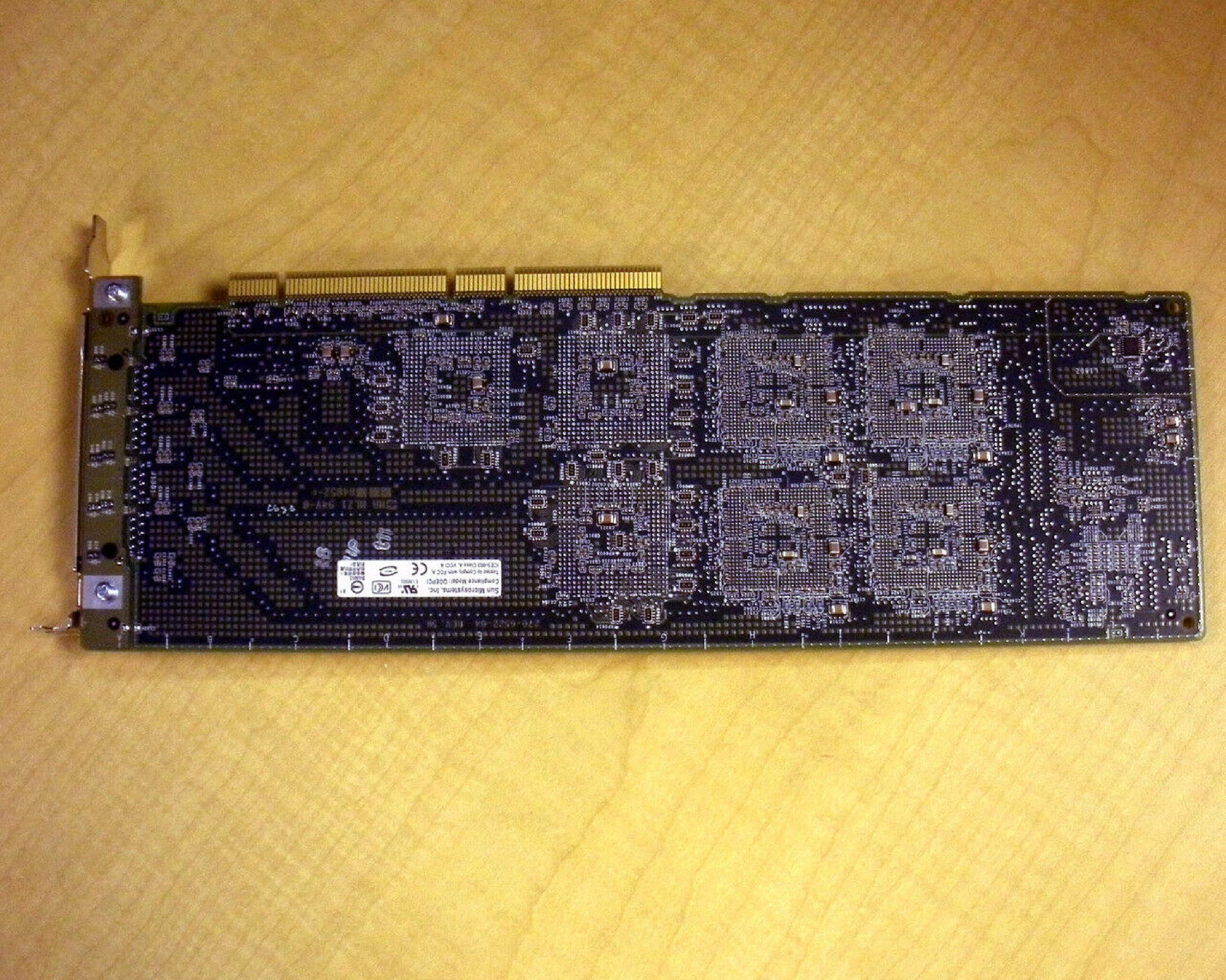 SUN MICROSYSTEMS 501-6522 QUAD GIGASWIFT ETHERNET GIGABIT ADAPTER, MODEL: X4444A, P/N: 501-6522-08