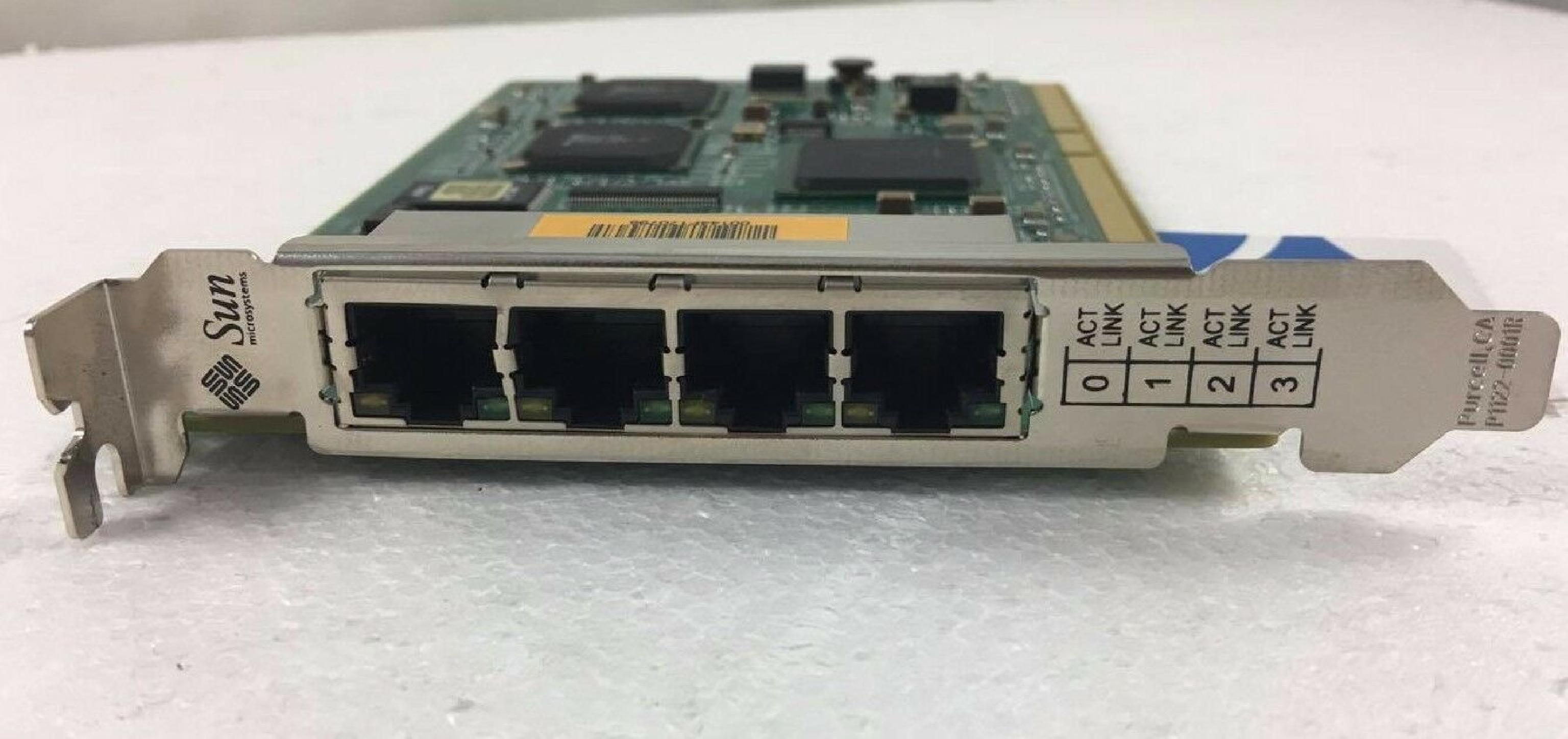 SUN MICROSYSTEMS 501-6738-10 MICROSYSTEMS PCI-X ETHERNET CARD QGE-X