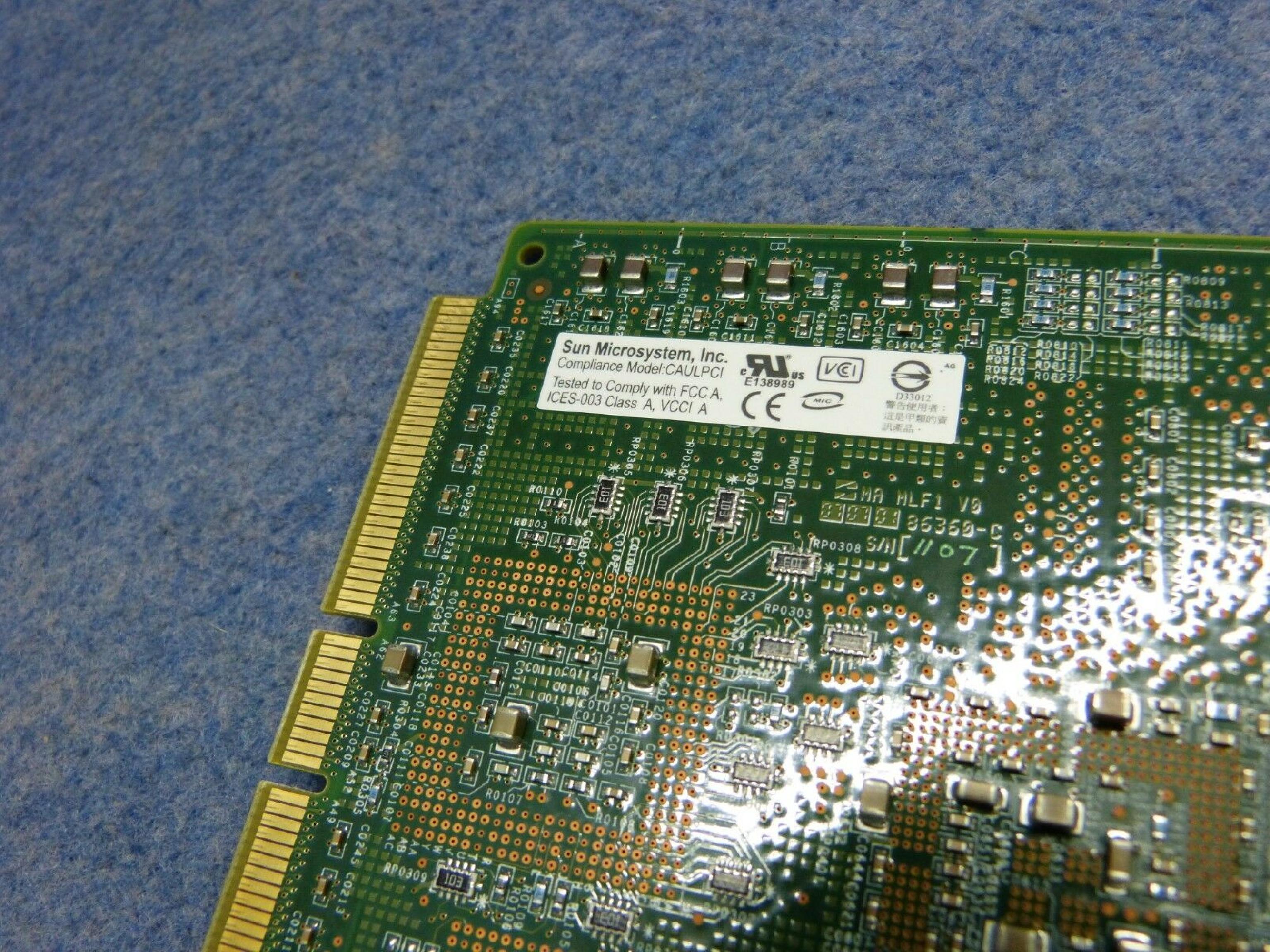 SUN MICROSYSTEMS 501-7490-03 501-7490-03 MICROSYSTEMS DUAL SCSI/NET PCI-X ROHS P/N: SUN