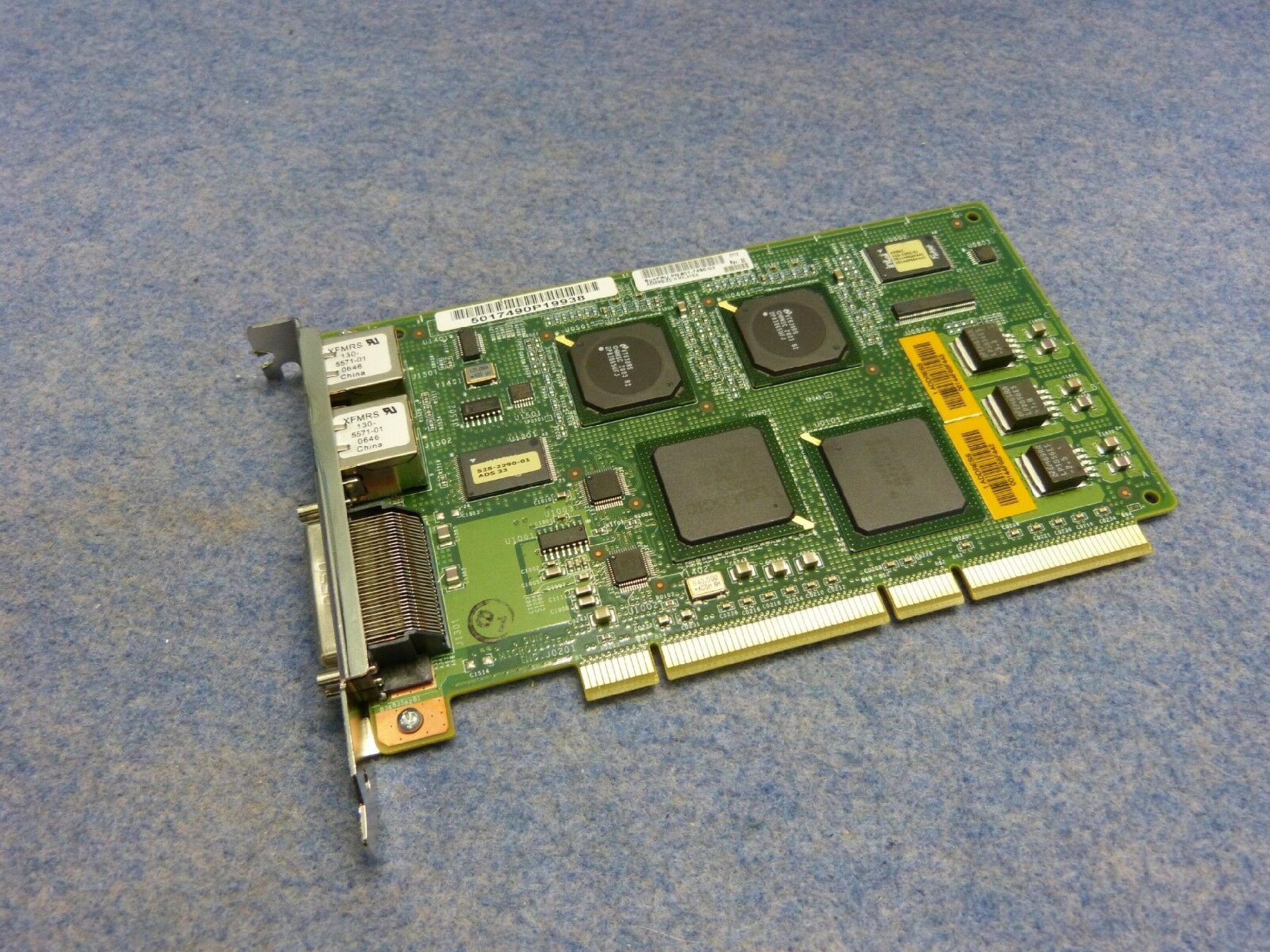 SUN MICROSYSTEMS 501-7490-03 501-7490-03 MICROSYSTEMS DUAL SCSI/NET PCI-X ROHS P/N: SUN