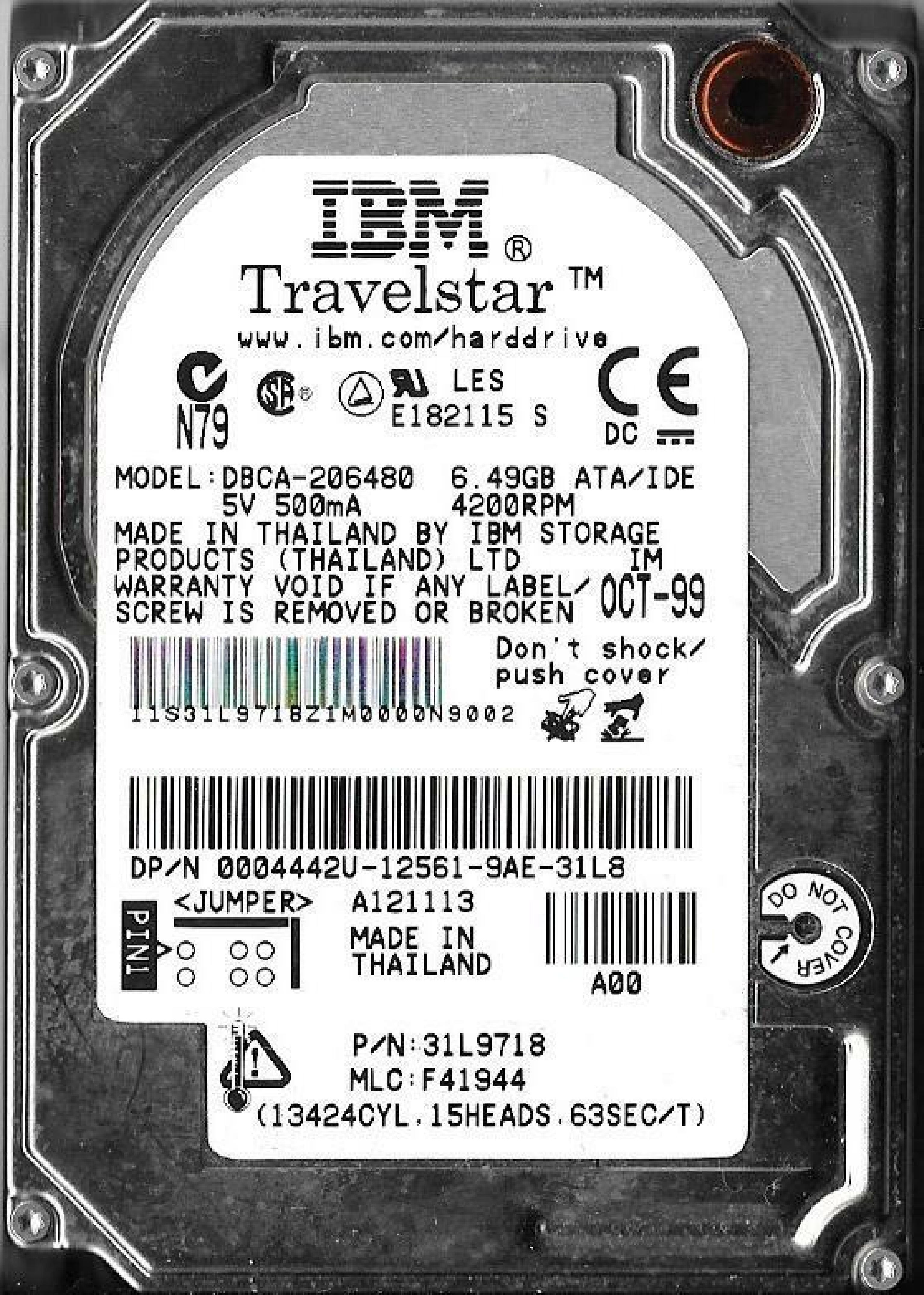 IBM F41944 6.49GB ATA/IDE PCB (H17-11)