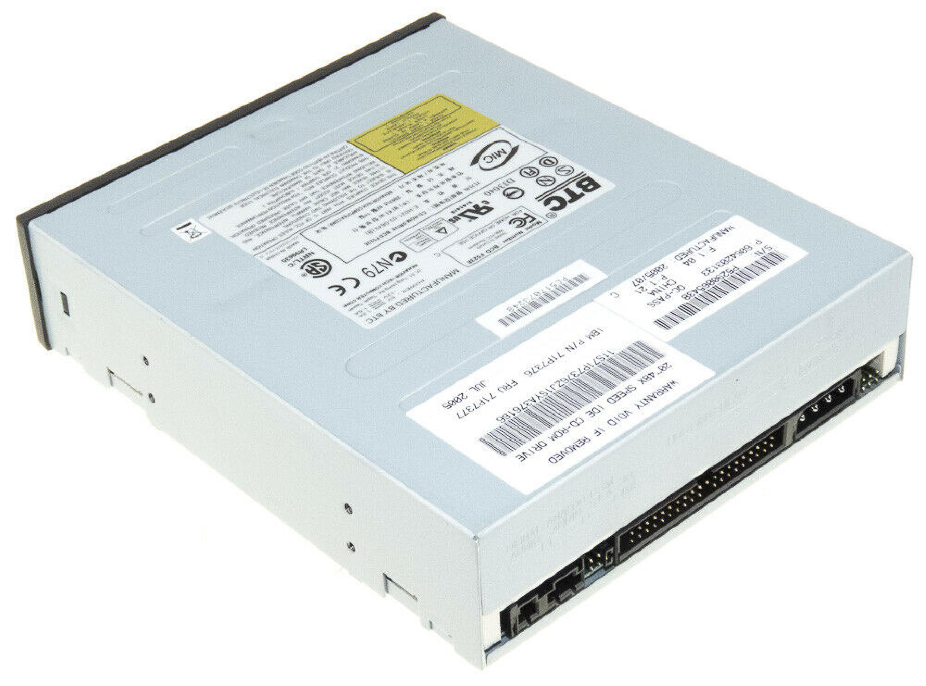 IBM BCD F523E BM 48X CDROM DRIVE BLACK MFR P/N 71P7376