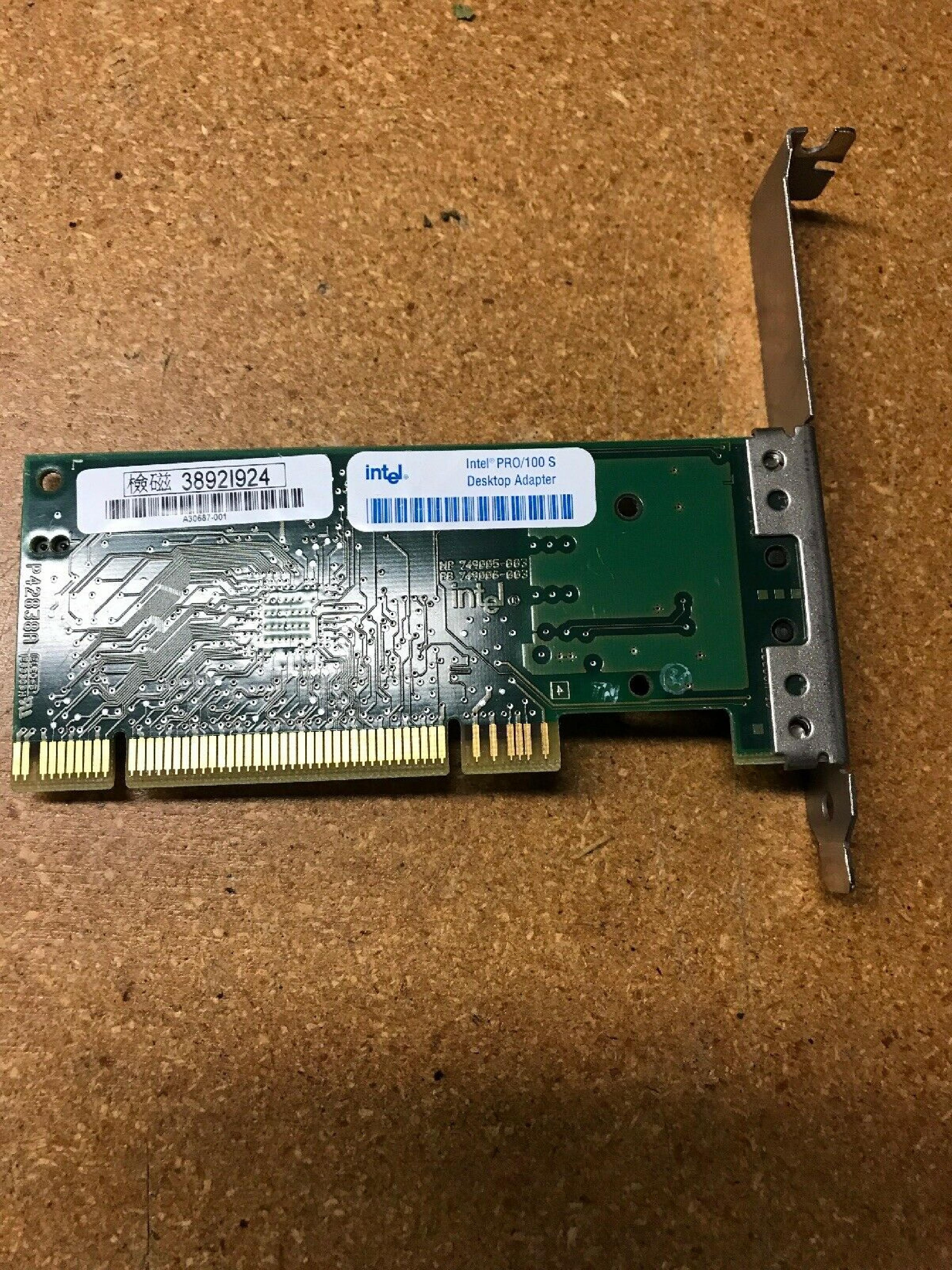 INTEL 751767-004 NTEL PRO/100S PCI SERVER NIC NETWORK ADAPTER CARD