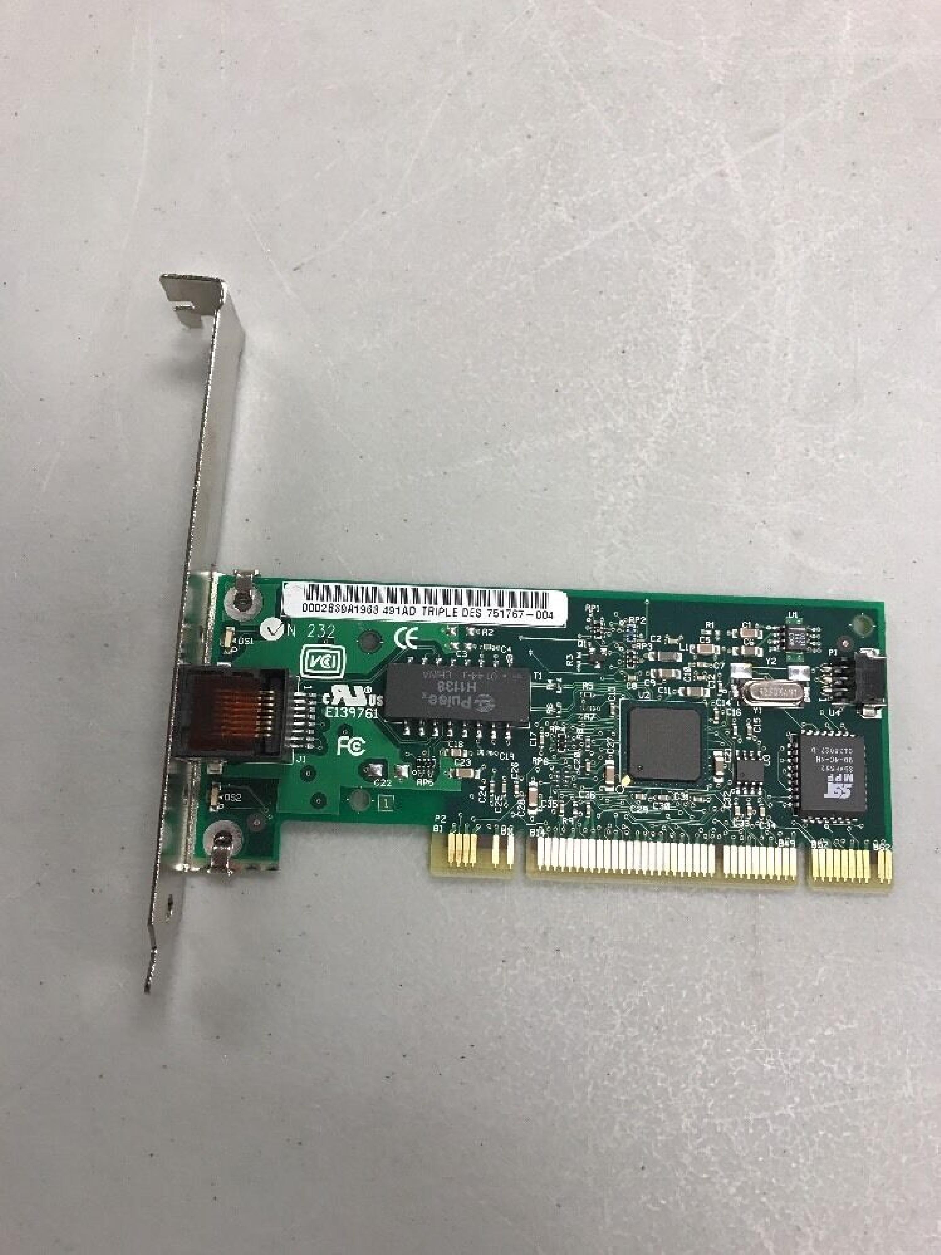 INTEL 751767-004 NTEL PRO/100S PCI SERVER NIC NETWORK ADAPTER CARD