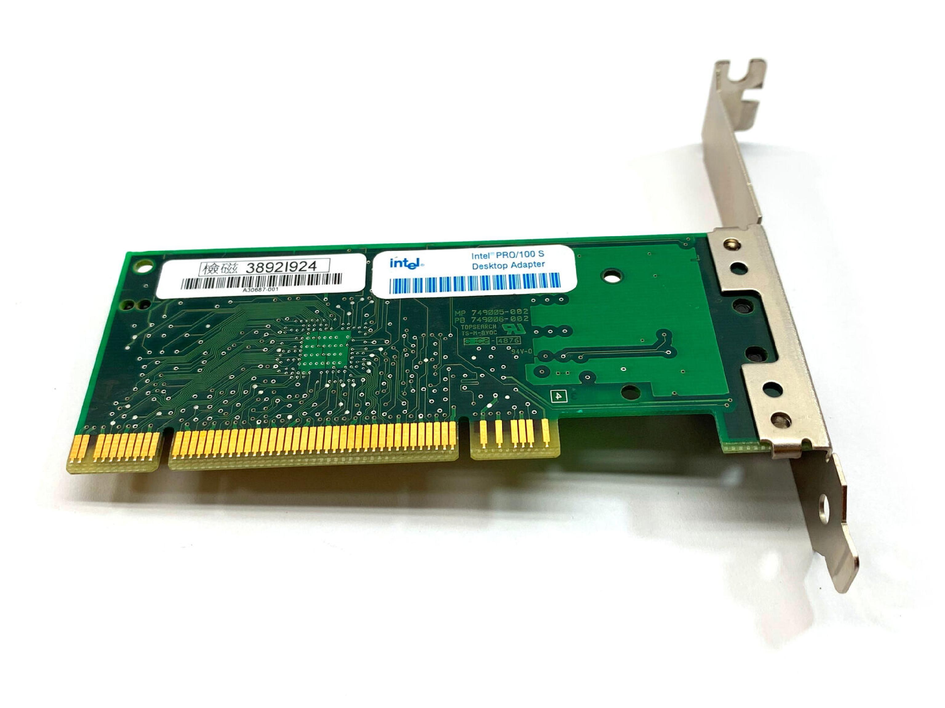 INTEL 751767-004 NTEL PRO/100S PCI SERVER NIC NETWORK ADAPTER CARD