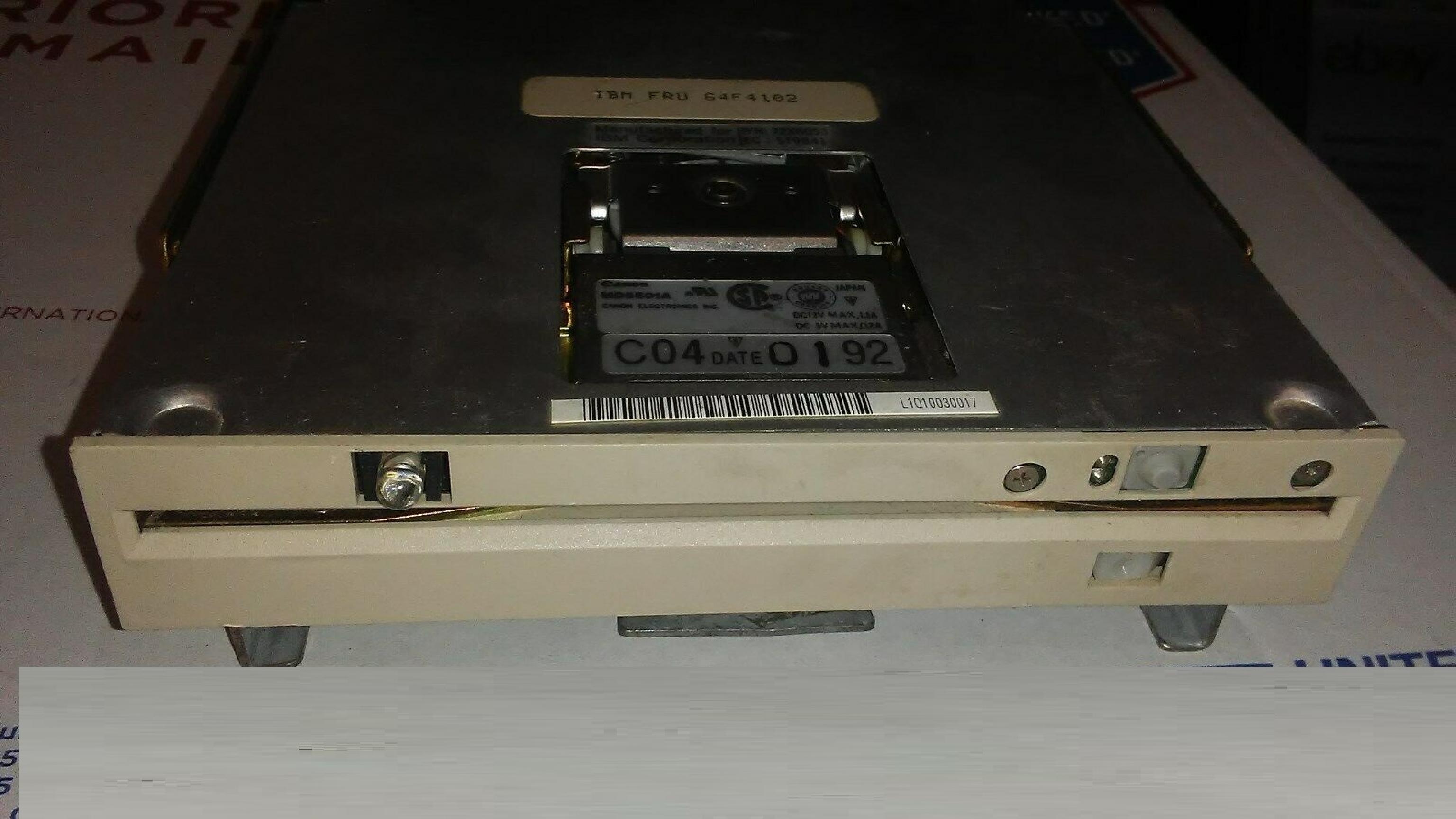 IBM 64F4102 PS/2 FLOPPY DRIVE