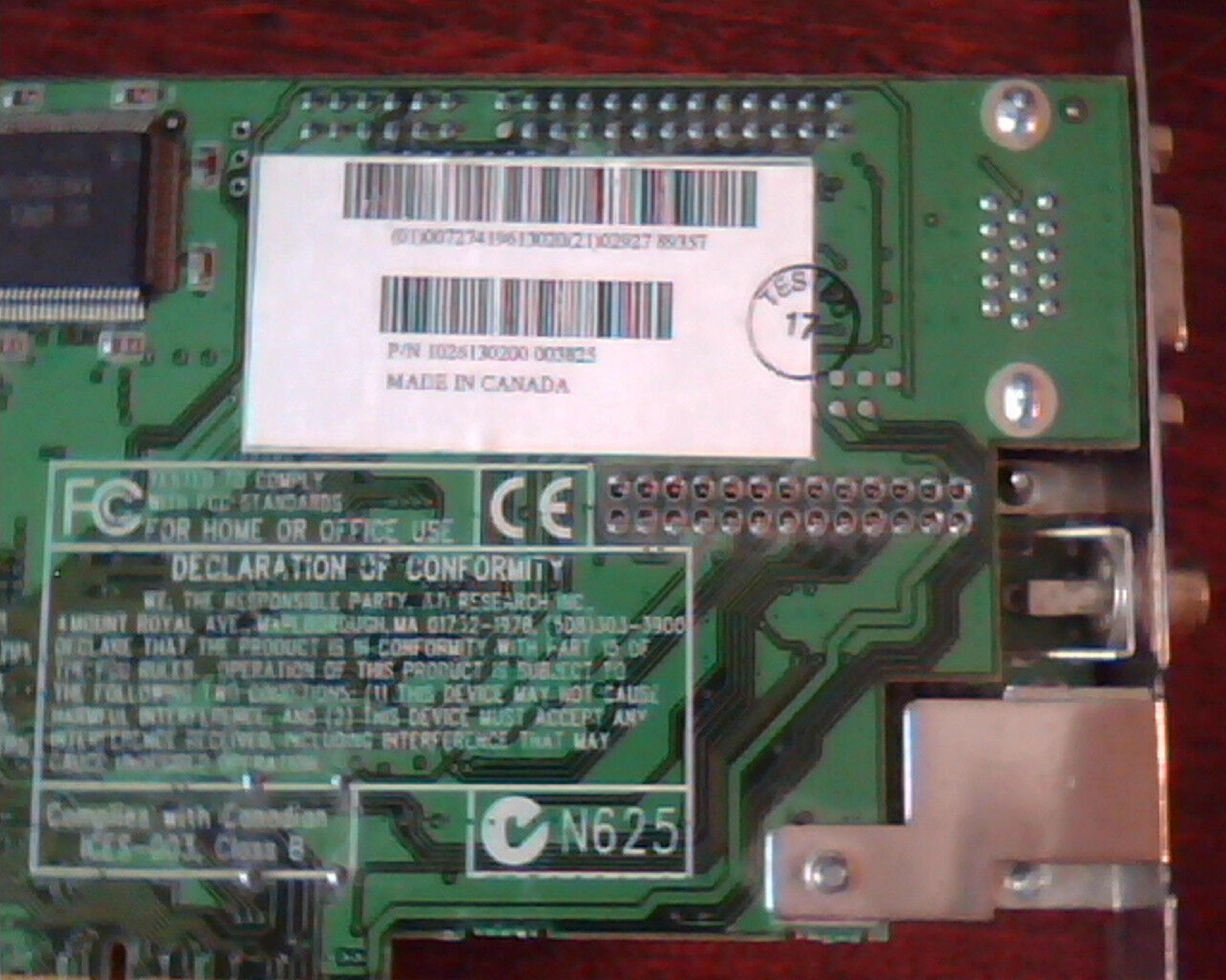ATI 1026130200 1026130200 - AGP VIDEO CARD RAGE128 VGA S-VID COMP OUT PUTS
