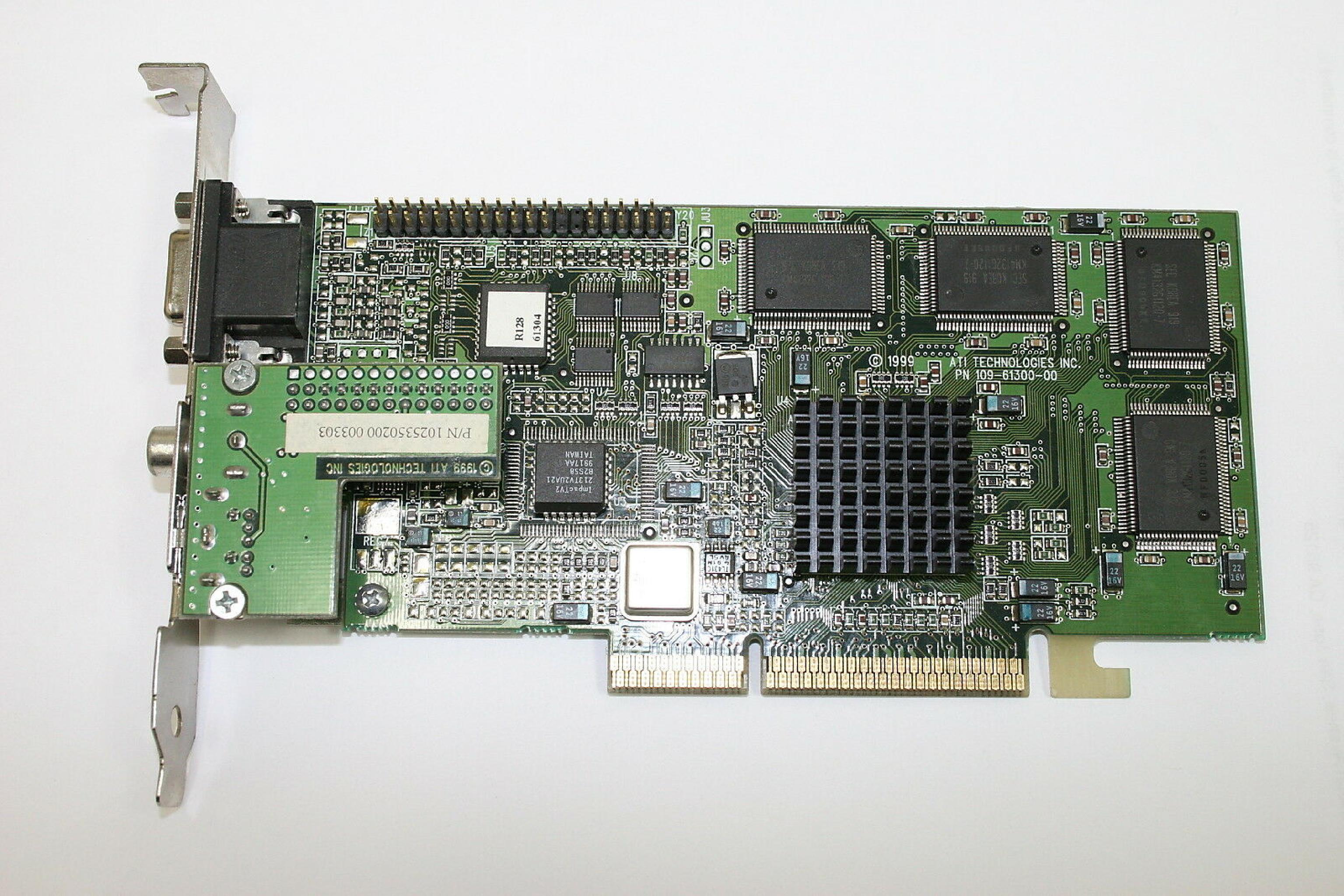 ATI 1025350200 TECHNOLOGIES 1025350200-019016 RAGE 128 32MB VGA TV-OUT AMC NTSC
